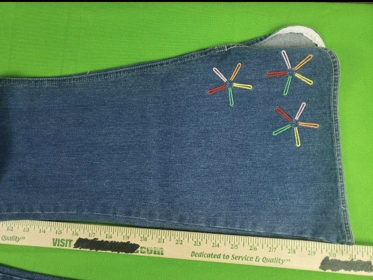JNCO Jnco Chimes RARE Bell Bottom jeans - size 17 Size 40" / US 18 - 2 Thumbnail