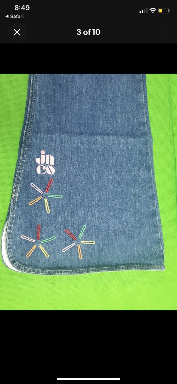 JNCO Jnco Chimes RARE Bell Bottom jeans - size 17 Size 40" / US 18 - 3 Thumbnail