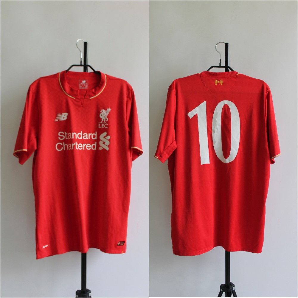 New Balance 2015 Liverpool Home new balance Soccer jersey football Size US M / EU 48-50 / 2 - 1 Thumbnail