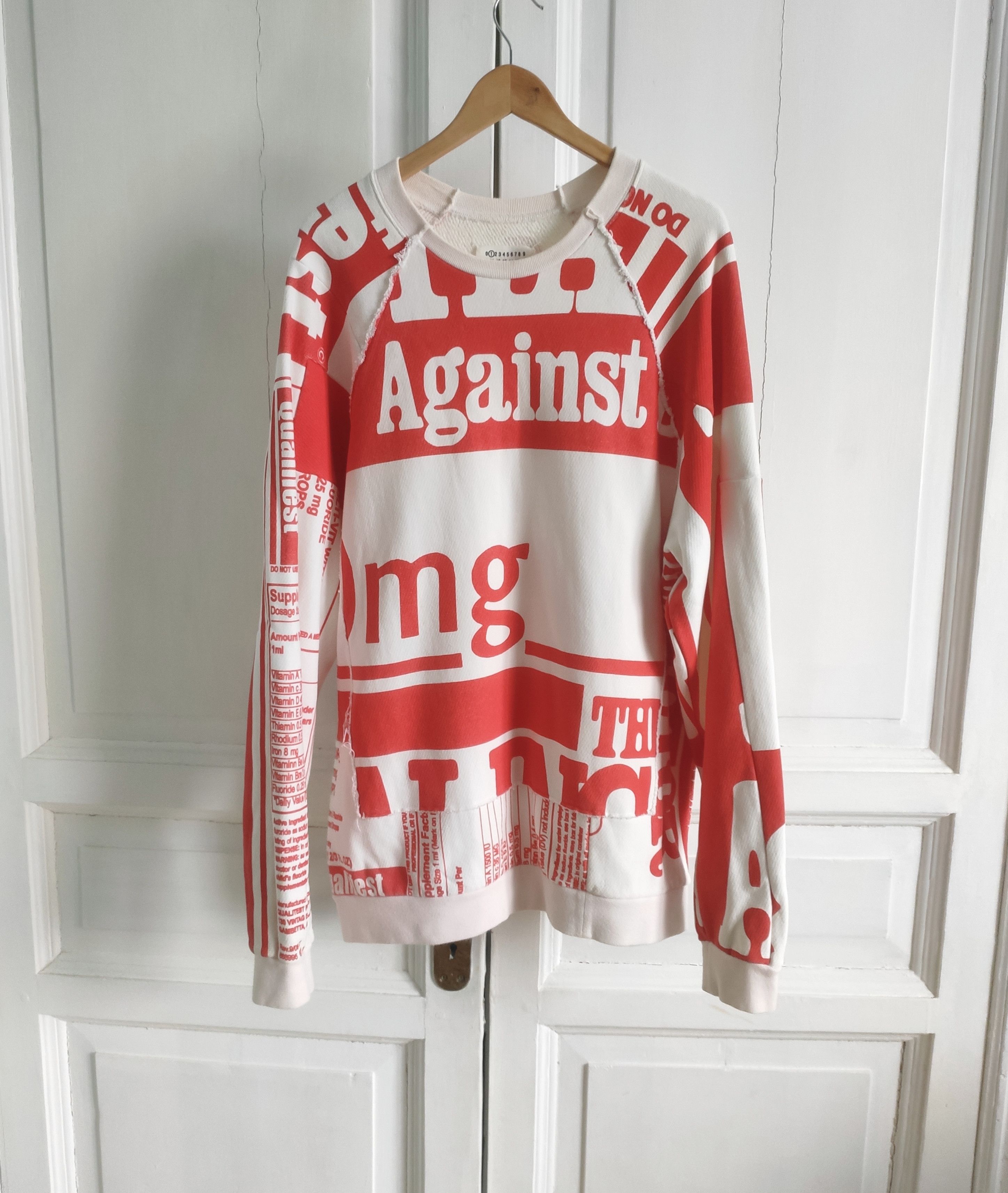 Maison Margiela AW18 Patchwork sweatshirt.Like Jacquemus or Bottega Veneta Size S / US 4 / IT 40 - 2 Thumbnail