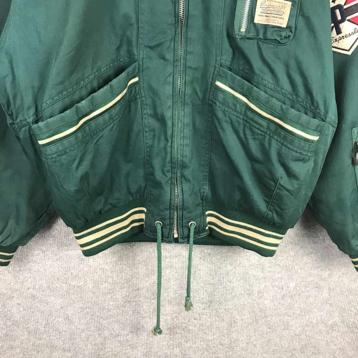 Japanese Brand VINTAGE EXPRESSLY GREEN BOMBER MILITARY STYLE JACKET Size US L / EU 52-54 / 3 - 3 Thumbnail