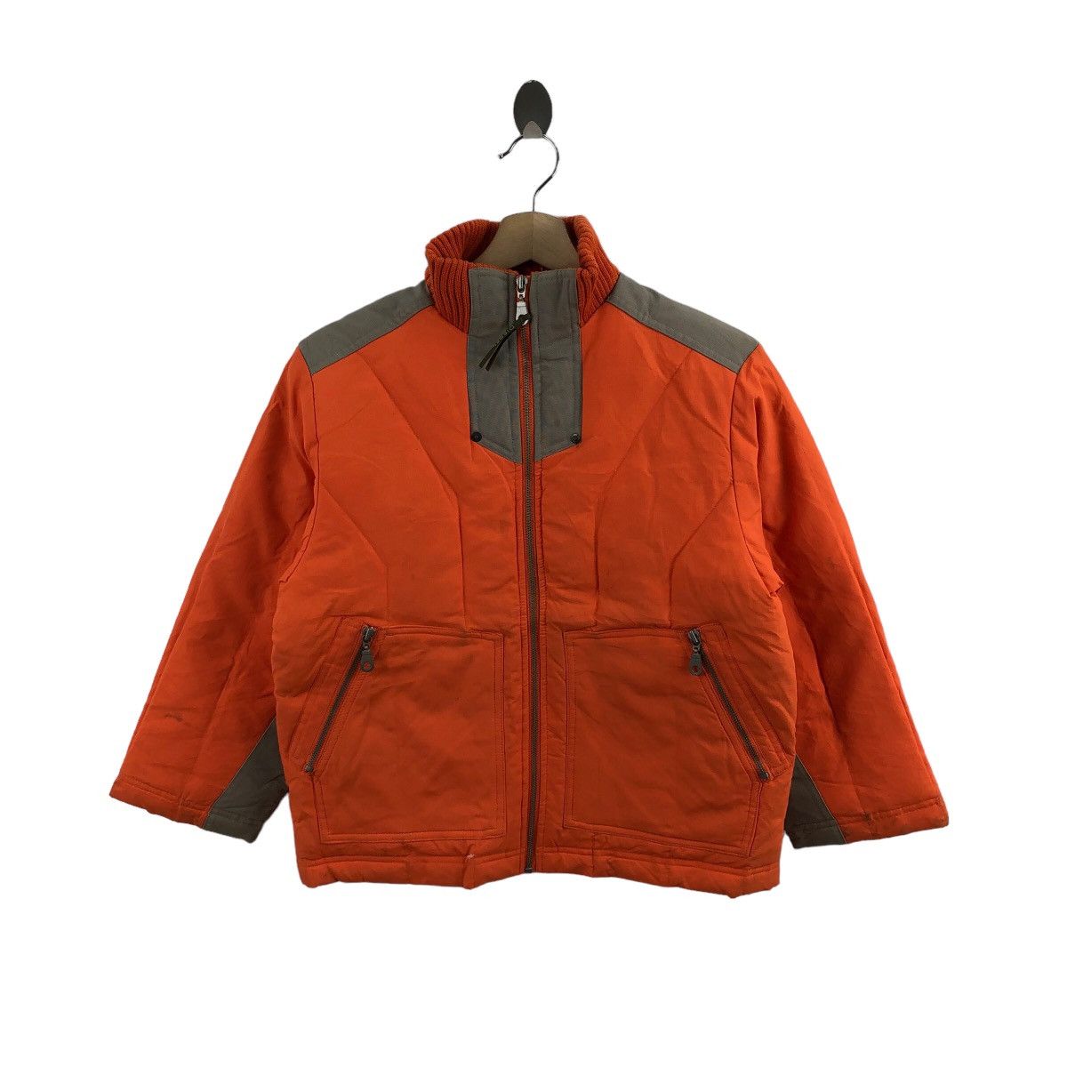 Diesel DIESEL Jacket Quilted Orange Colour Winter Jacket Size M / US 6-8 / IT 42-44 - 1 Thumbnail