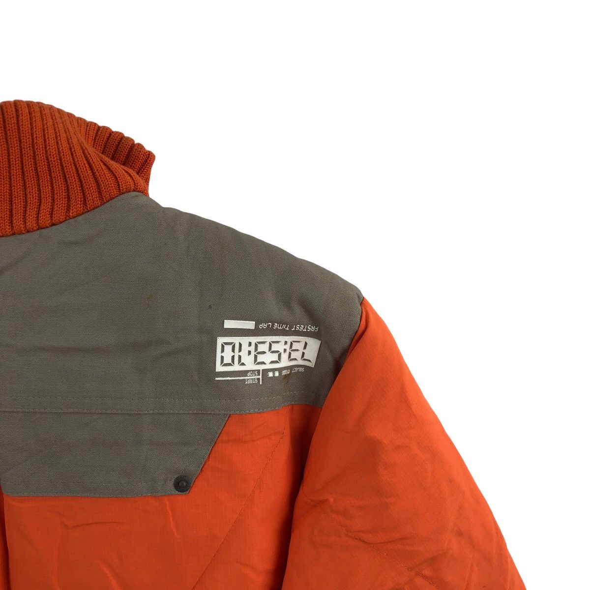Diesel DIESEL Jacket Quilted Orange Colour Winter Jacket Size M / US 6-8 / IT 42-44 - 5 Thumbnail