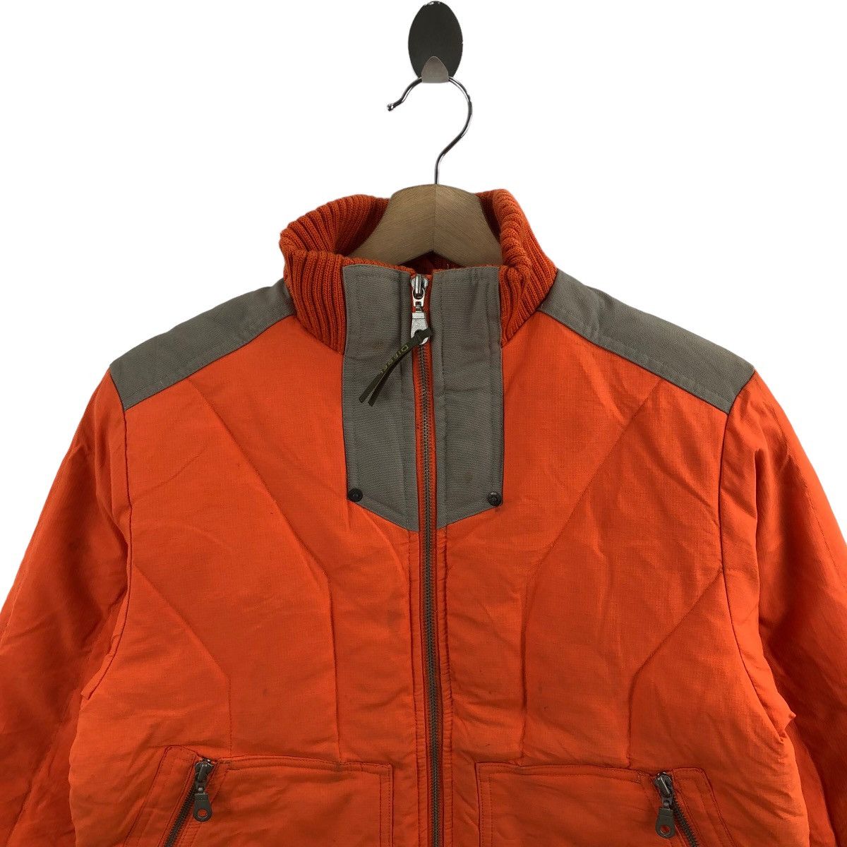 Diesel DIESEL Jacket Quilted Orange Colour Winter Jacket Size M / US 6-8 / IT 42-44 - 2 Thumbnail