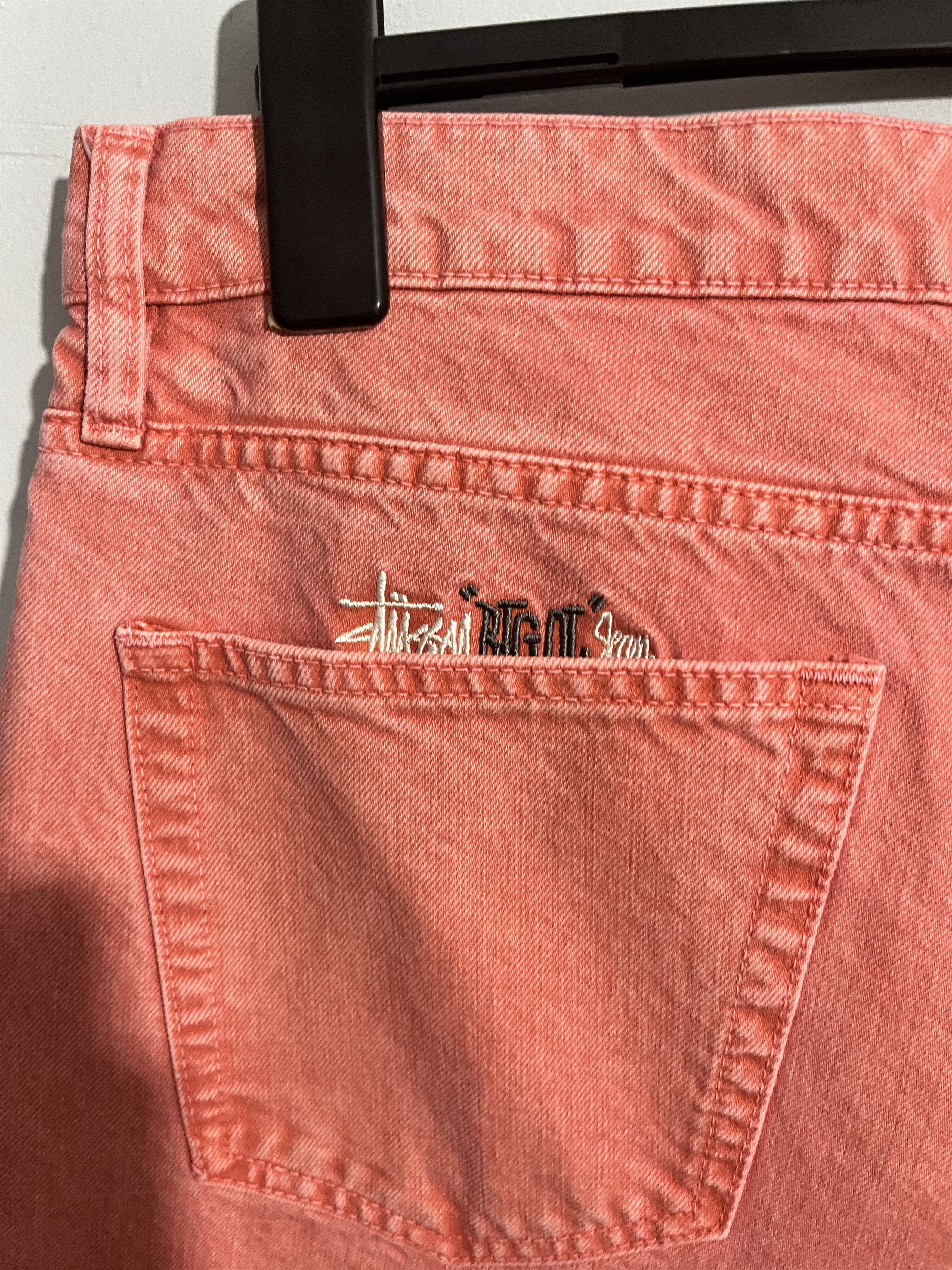 Stussy Stussy Double Dye Big 'OL Jeans Faded Red Size US 34 / EU 50 - 8 Thumbnail