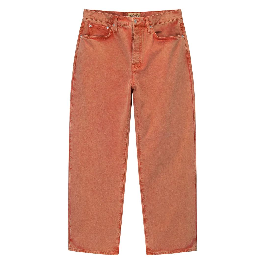Stussy Stussy Double Dye Big 'OL Jeans Faded Red Size US 34 / EU 50 - 1 Thumbnail