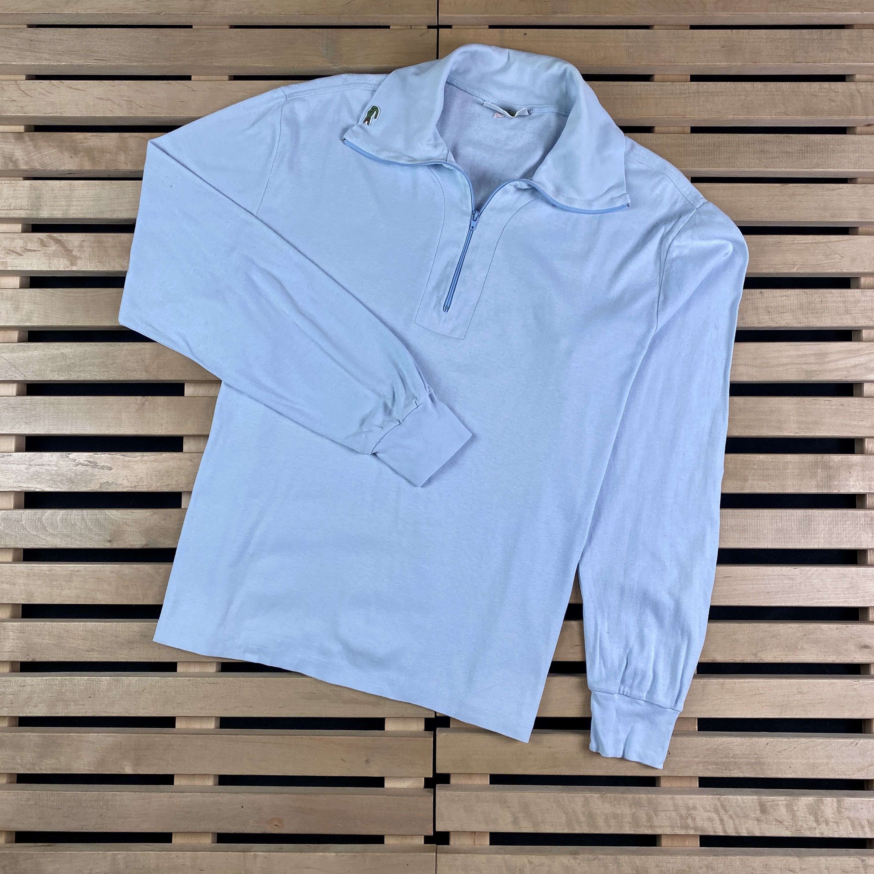 Lacoste × Vintage Men’s Jumper Sweatshirt Lacoste Chemise Vintage Size 4 Size US XS / EU 42 / 0 - 1 Thumbnail