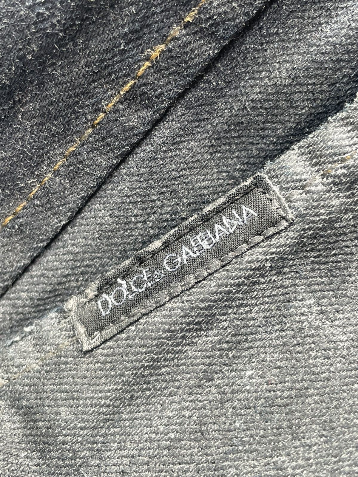 Designer × Dolce & Gabbana × Vintage Rare Vintage Dolce & Gabbana Faded Wash Trouser Size US 36 / EU 52 - 9 Thumbnail