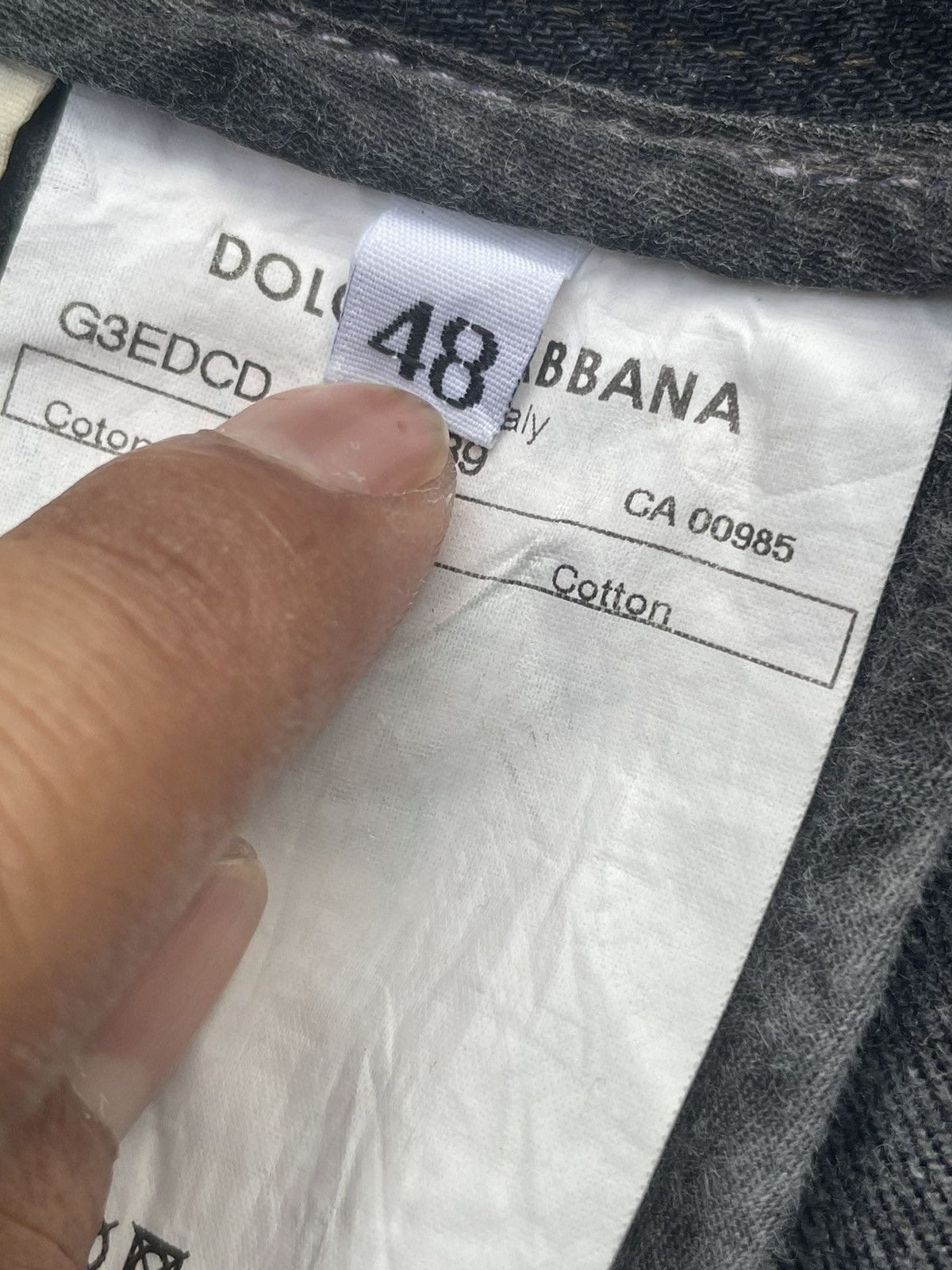 Designer × Dolce & Gabbana × Vintage Rare Vintage Dolce & Gabbana Faded Wash Trouser Size US 36 / EU 52 - 12 Thumbnail