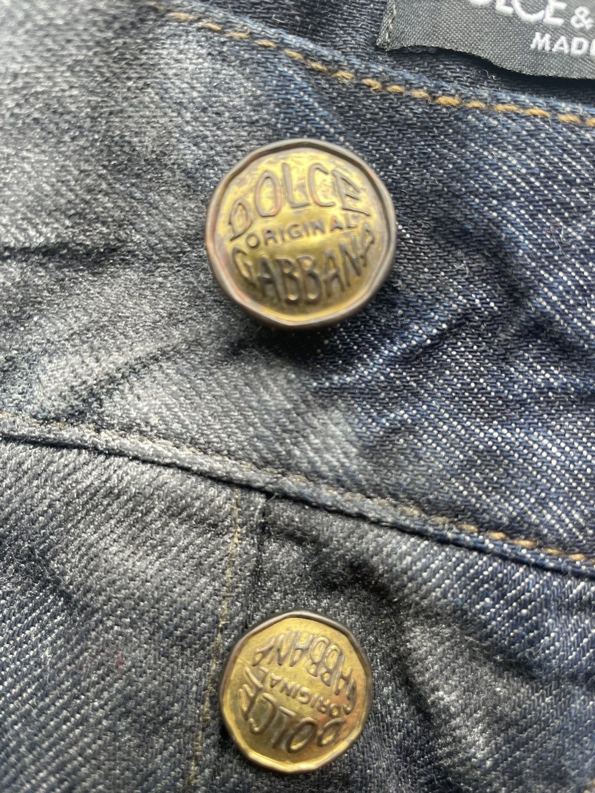 Designer × Dolce & Gabbana × Vintage Rare Vintage Dolce & Gabbana Faded Wash Trouser Size US 36 / EU 52 - 15 Thumbnail