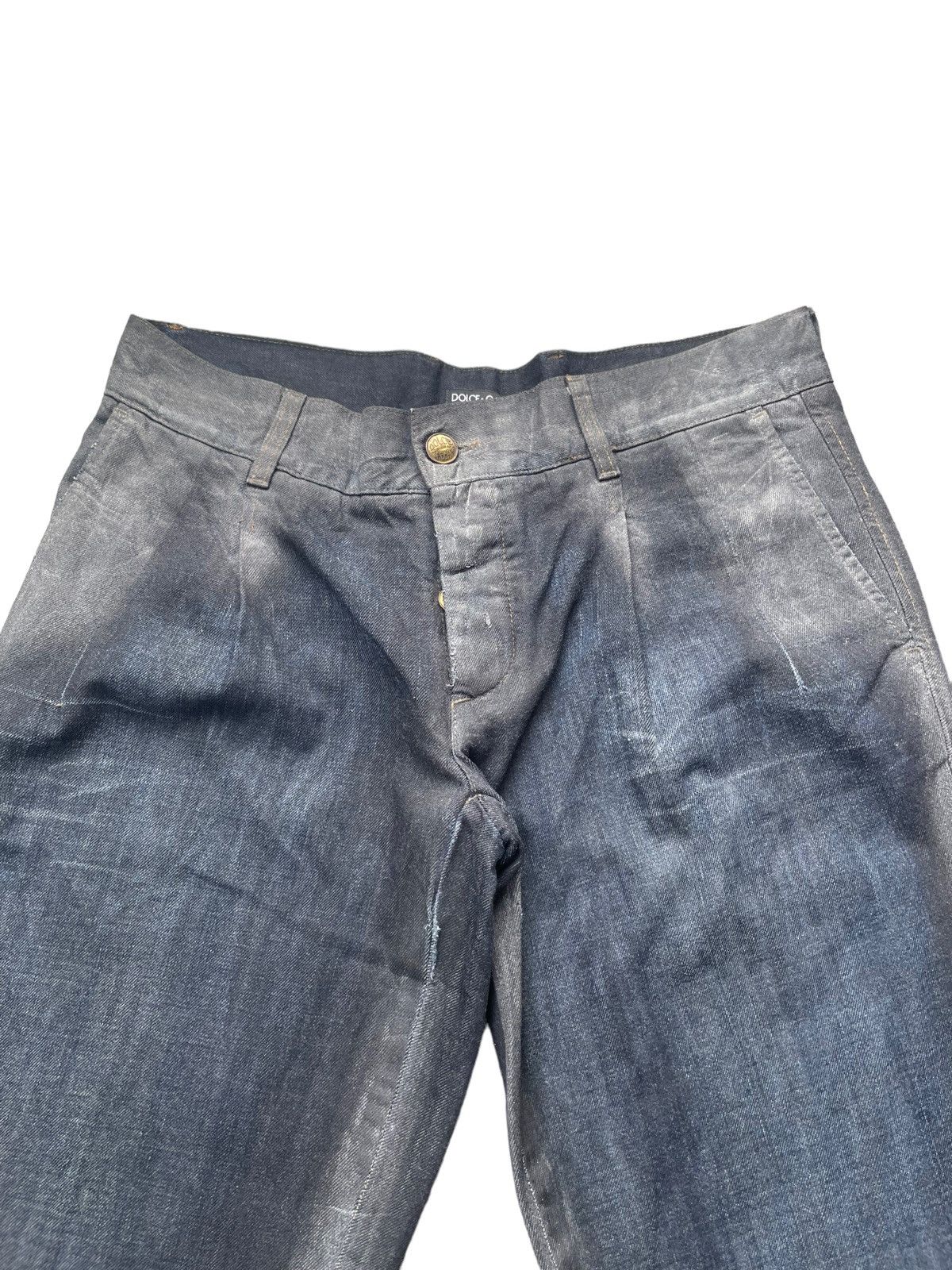 Designer × Dolce & Gabbana × Vintage Rare Vintage Dolce & Gabbana Faded Wash Trouser Size US 36 / EU 52 - 4 Thumbnail