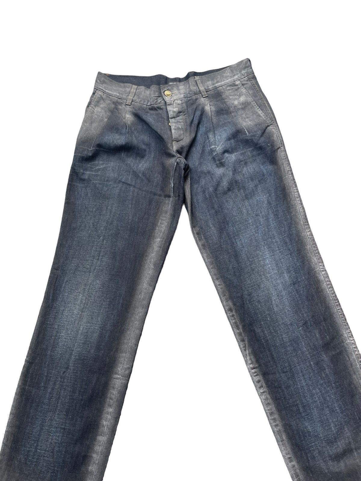 Designer × Dolce & Gabbana × Vintage Rare Vintage Dolce & Gabbana Faded Wash Trouser Size US 36 / EU 52 - 3 Thumbnail
