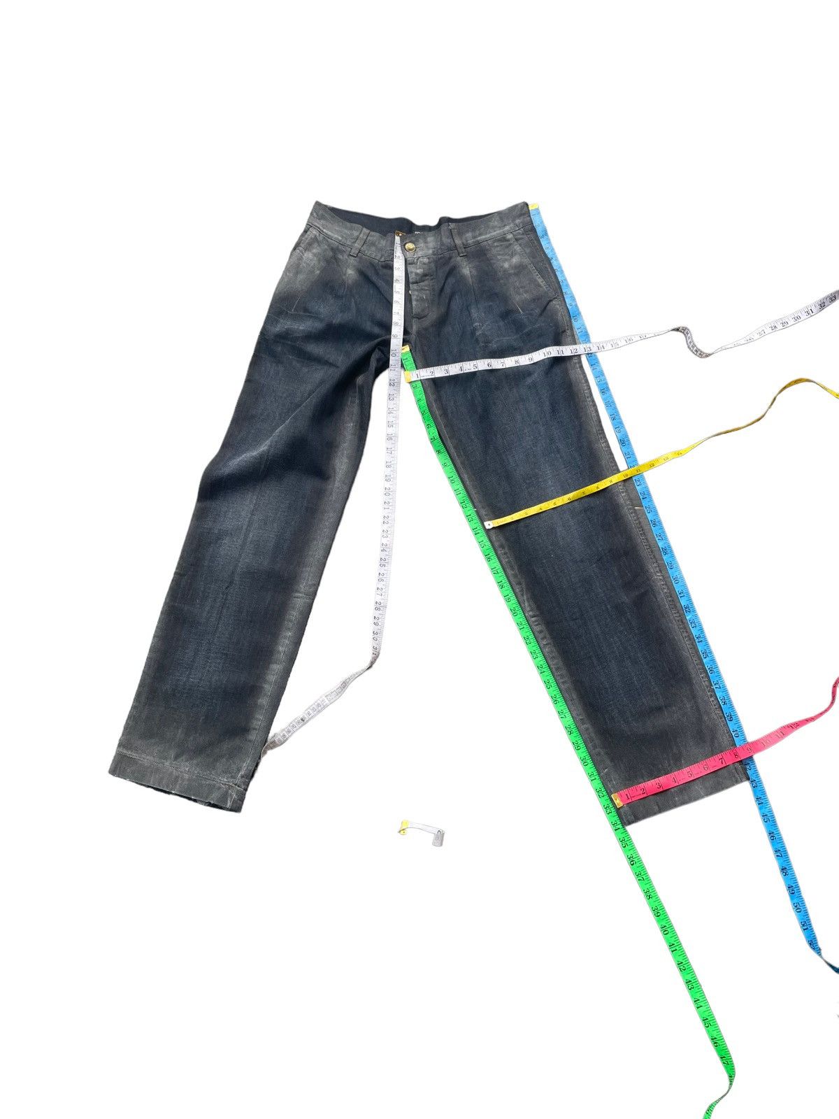 Designer × Dolce & Gabbana × Vintage Rare Vintage Dolce & Gabbana Faded Wash Trouser Size US 36 / EU 52 - 18 Thumbnail