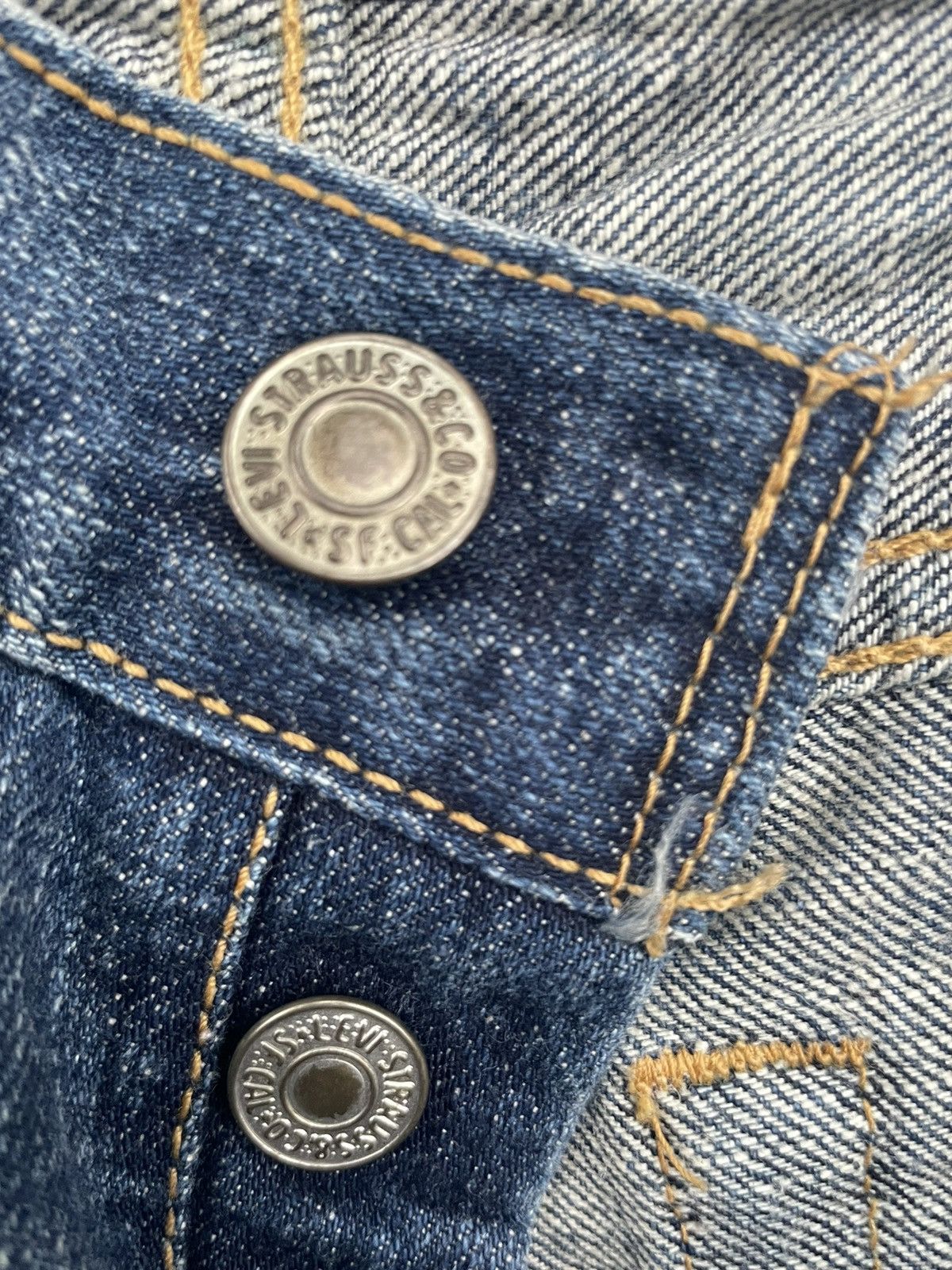 Levi's Vintage Levis W 501 e Distresed Denim Size 28" / US 6 / IT 42 - 18 Thumbnail