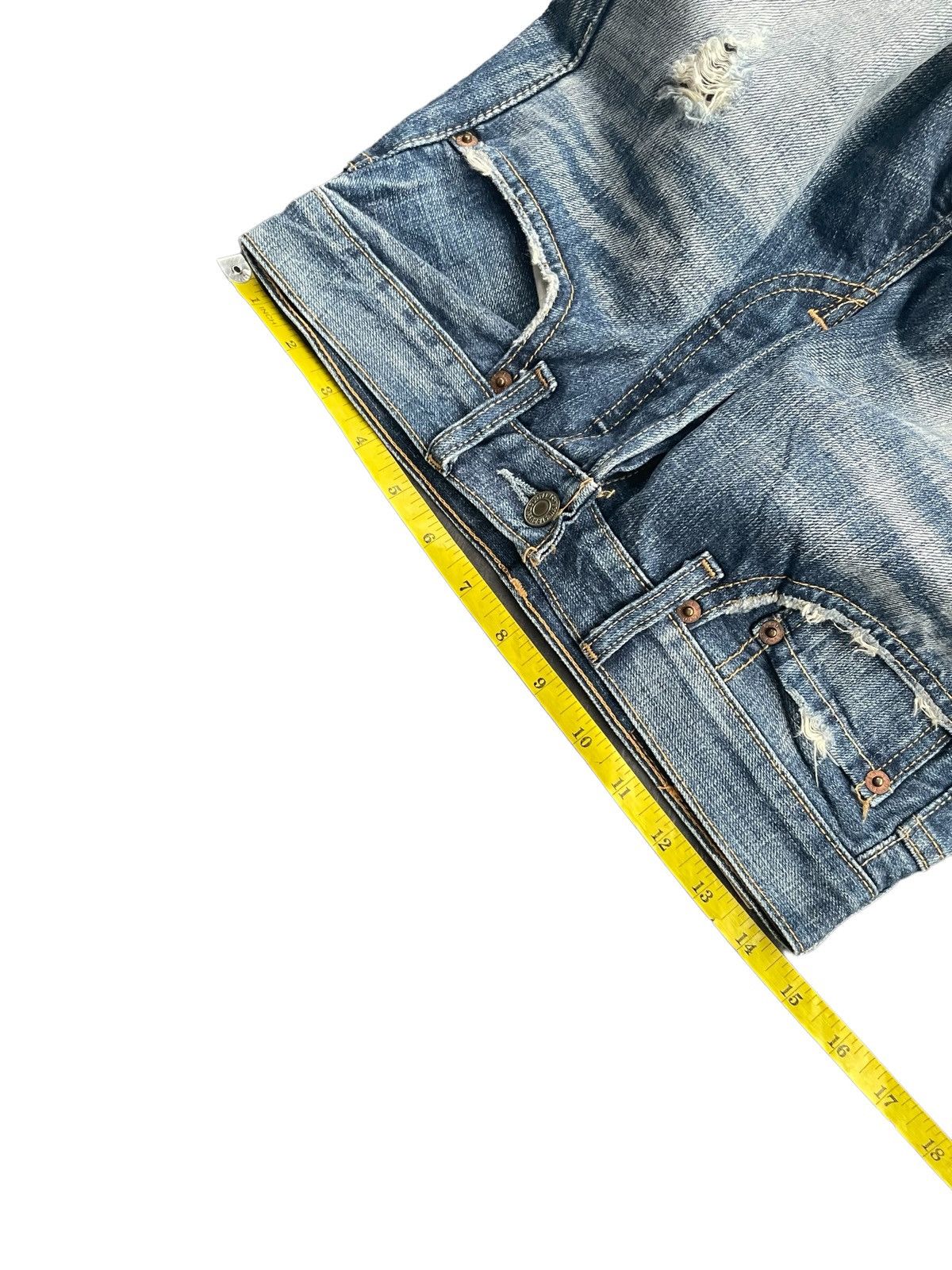 Levi's Vintage Levis W 501 e Distresed Denim Size 28" / US 6 / IT 42 - 2 Thumbnail