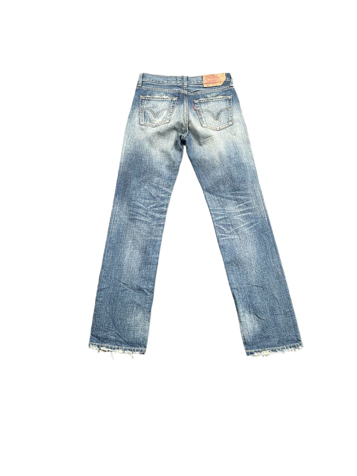 Levi's Vintage Levis W 501 e Distresed Denim Size 28" / US 6 / IT 42 - 8 Thumbnail