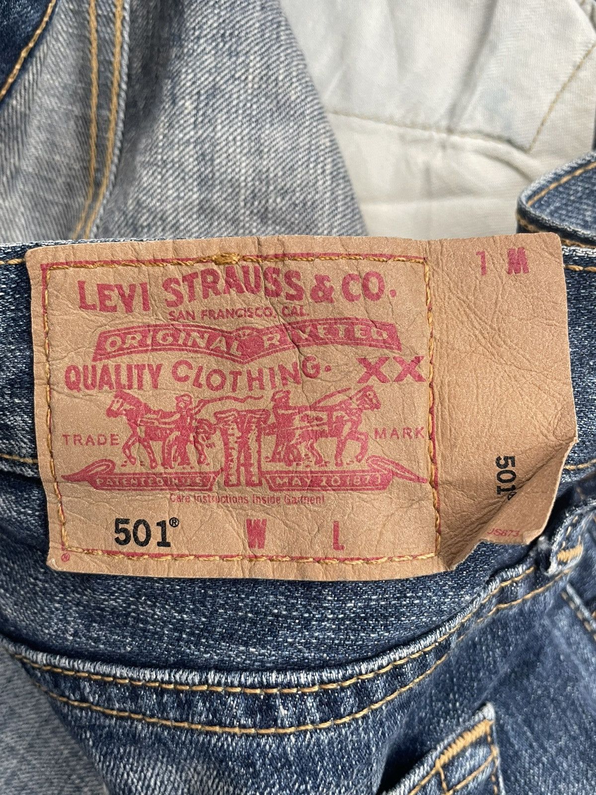 Levi's Vintage Levis W 501 e Distresed Denim Size 28" / US 6 / IT 42 - 12 Thumbnail