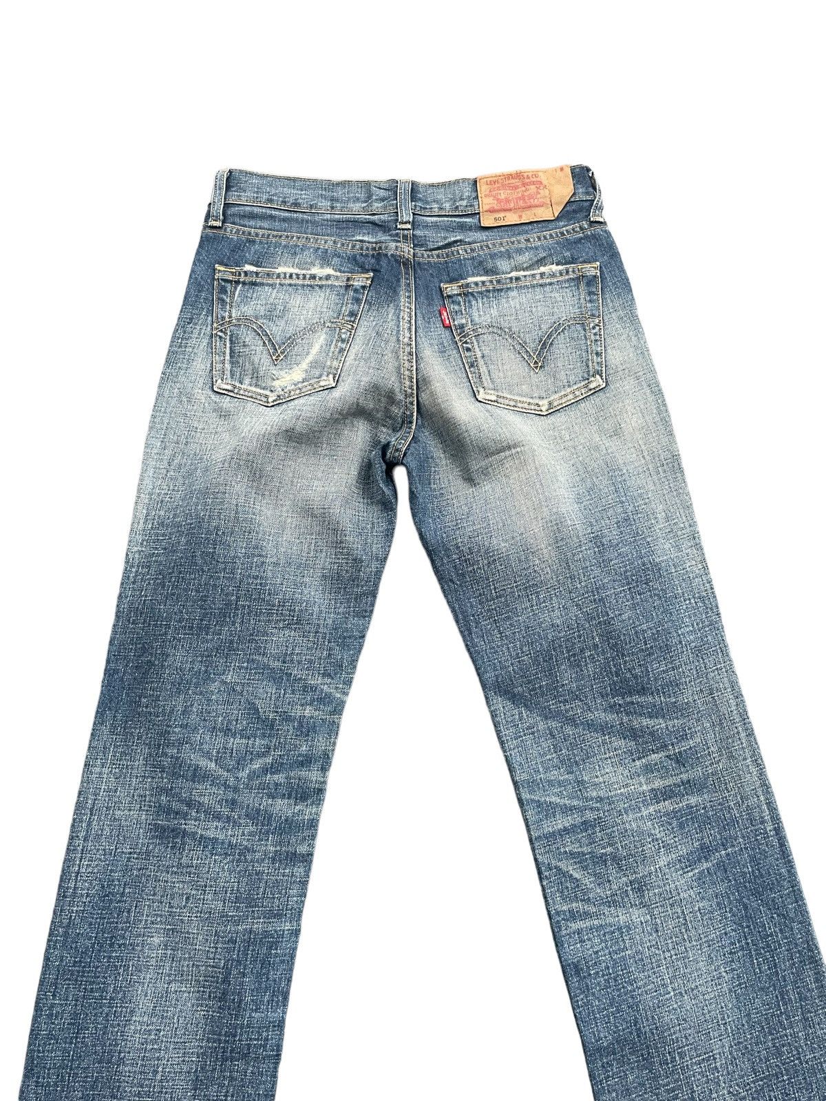 Levi's Vintage Levis W 501 e Distresed Denim Size 28" / US 6 / IT 42 - 9 Thumbnail