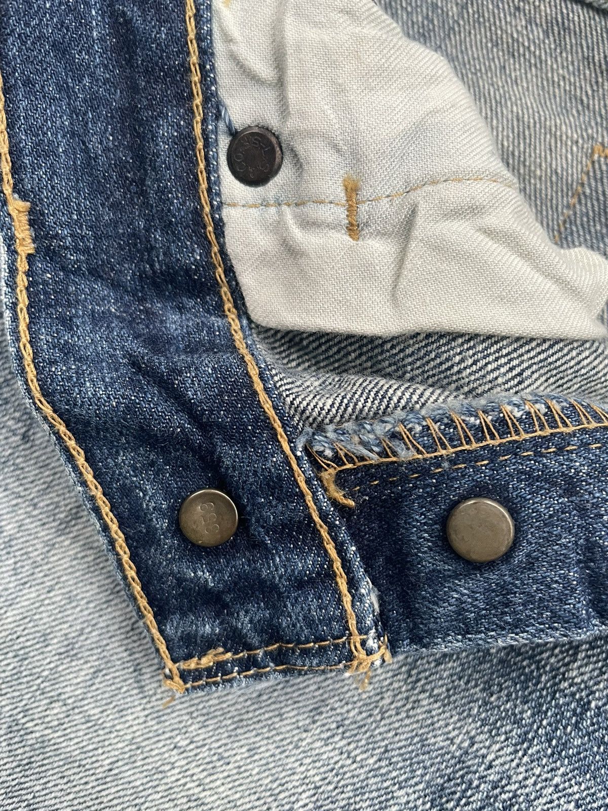 Levi's Vintage Levis W 501 e Distresed Denim Size 28" / US 6 / IT 42 - 17 Thumbnail