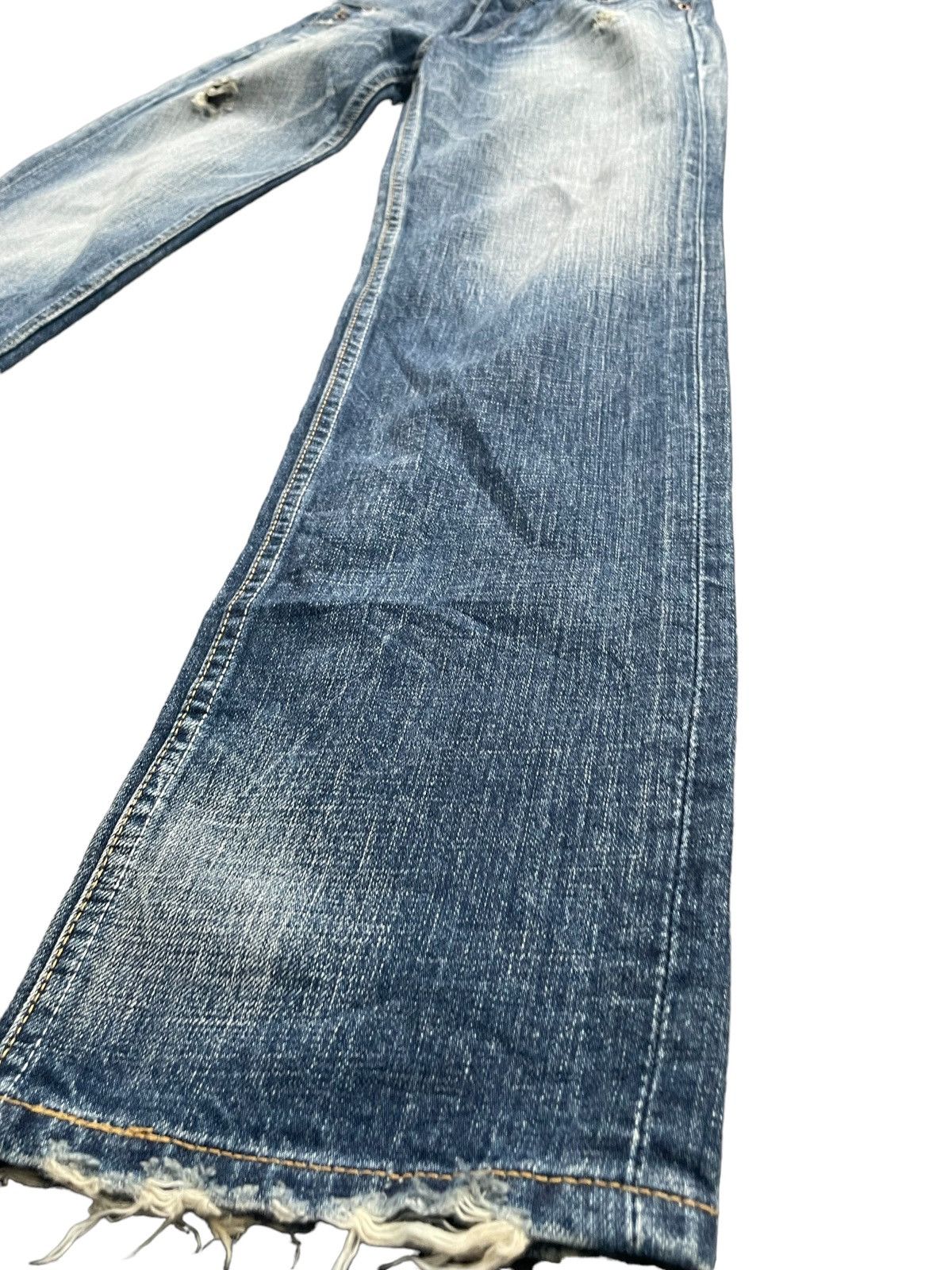 Levi's Vintage Levis W 501 e Distresed Denim Size 28" / US 6 / IT 42 - 4 Thumbnail