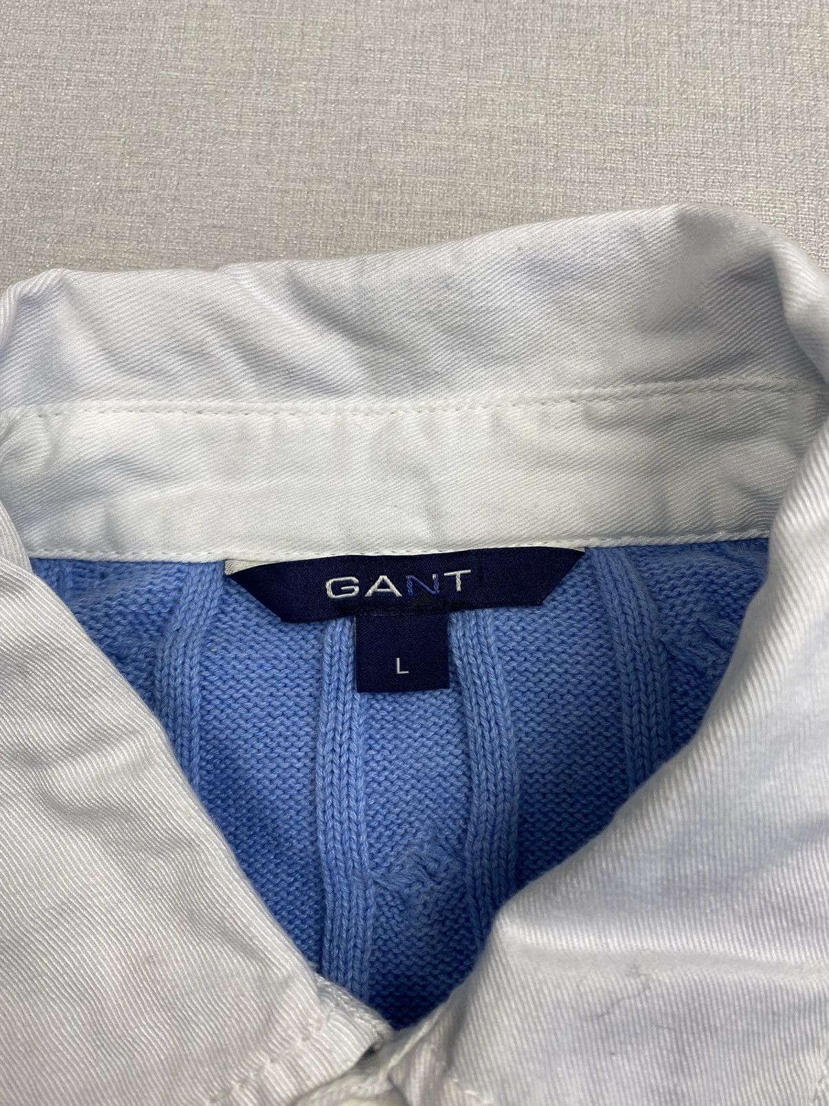 Gant Mens GANT Rugby Knit Sweater size L Size US L / EU 52-54 / 3 - 3 Thumbnail
