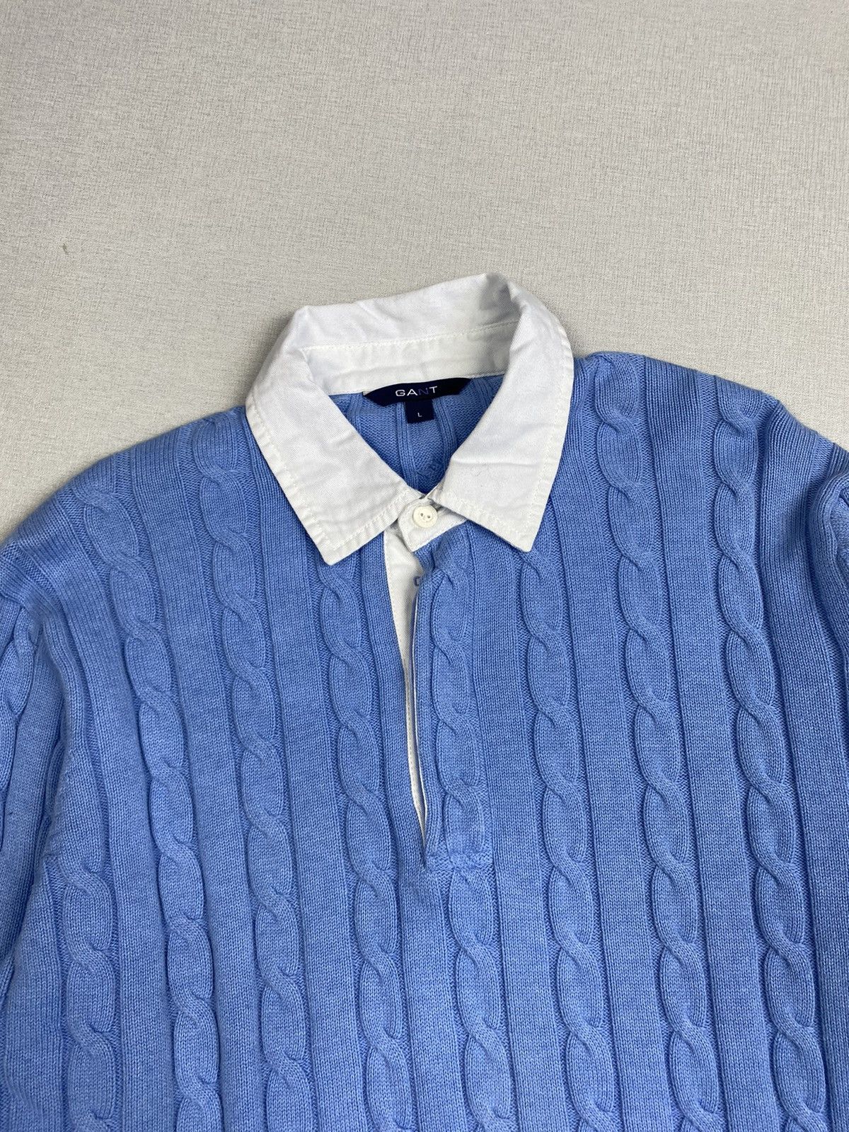 Gant Mens GANT Rugby Knit Sweater size L Size US L / EU 52-54 / 3 - 2 Thumbnail