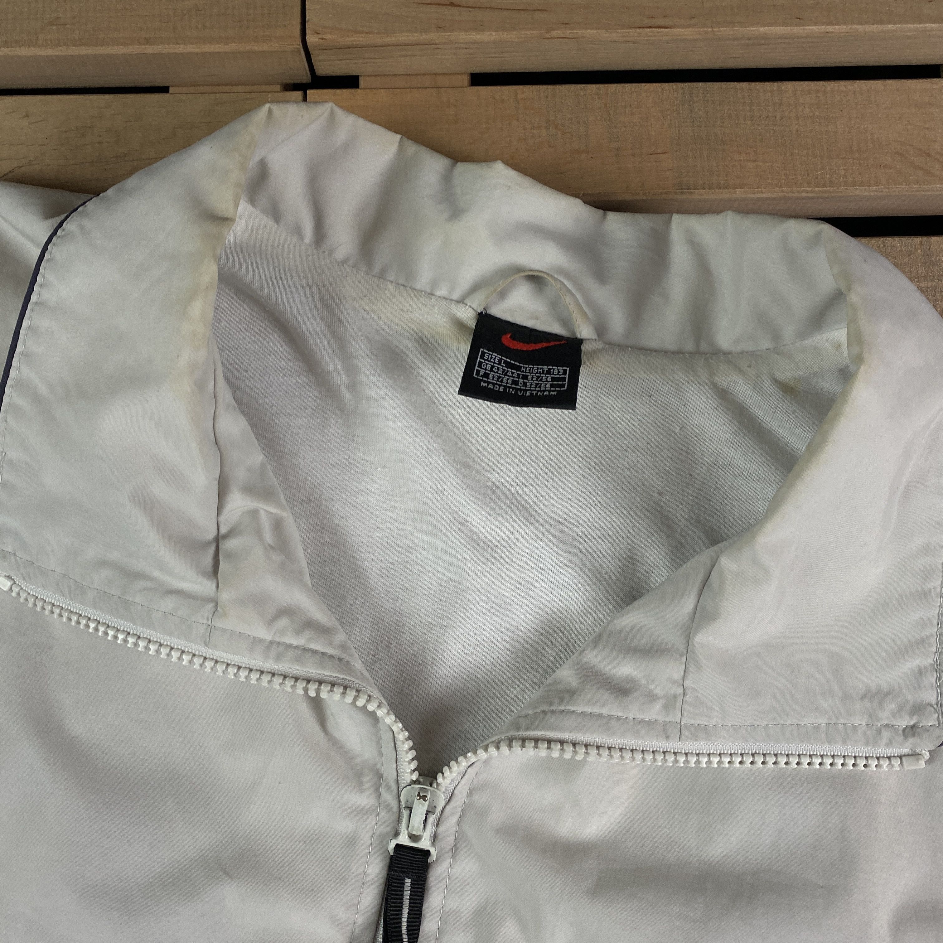 Nike × Vintage Mens Bomber Jacket Nike Vintage Size L Size US L / EU 52-54 / 3 - 6 Thumbnail