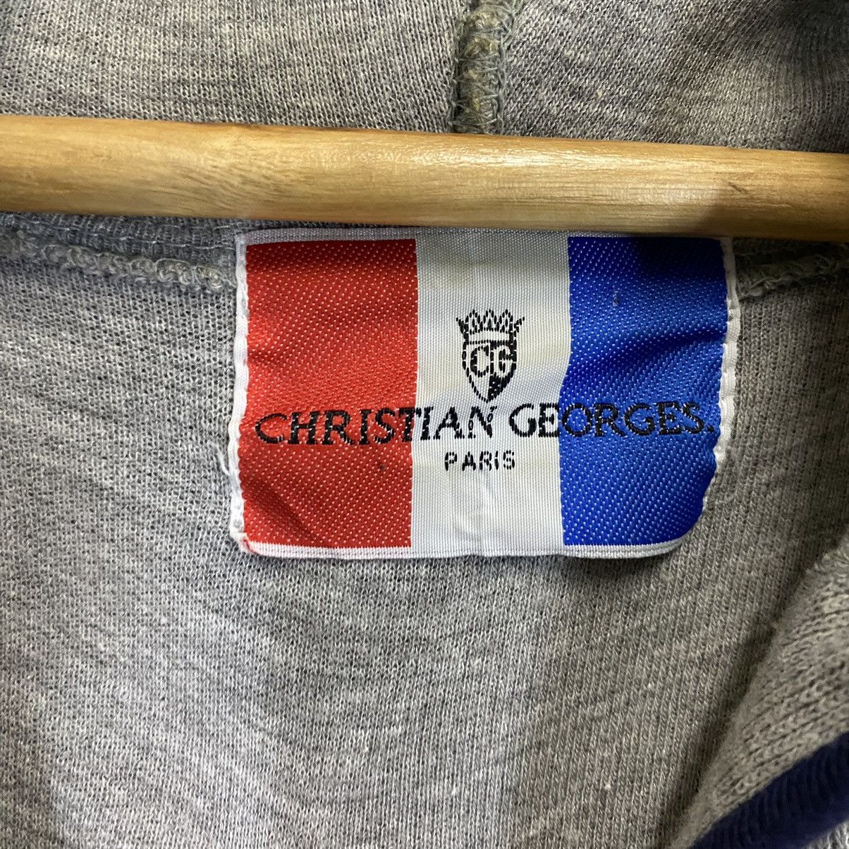 Vintage Vintage Christian Georges Zipper Small Logo Crewneck Hoodie Size US M / EU 48-50 / 2 - 11 Thumbnail