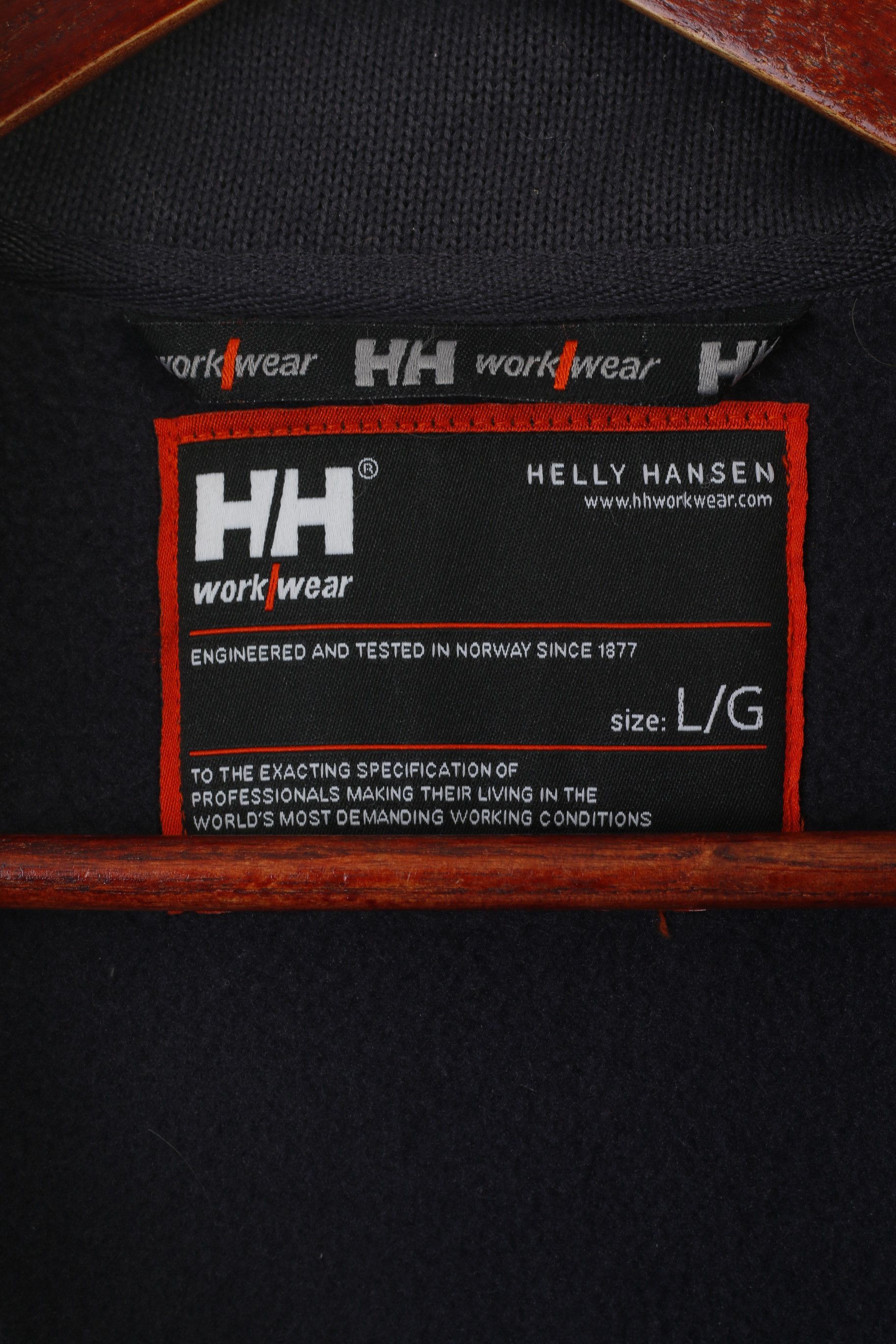 Helly Hansen Helly Hansen Workwear Men L Sweatshirt Gray Full Zipper 9607 Size US L / EU 52-54 / 3 - 5 Thumbnail
