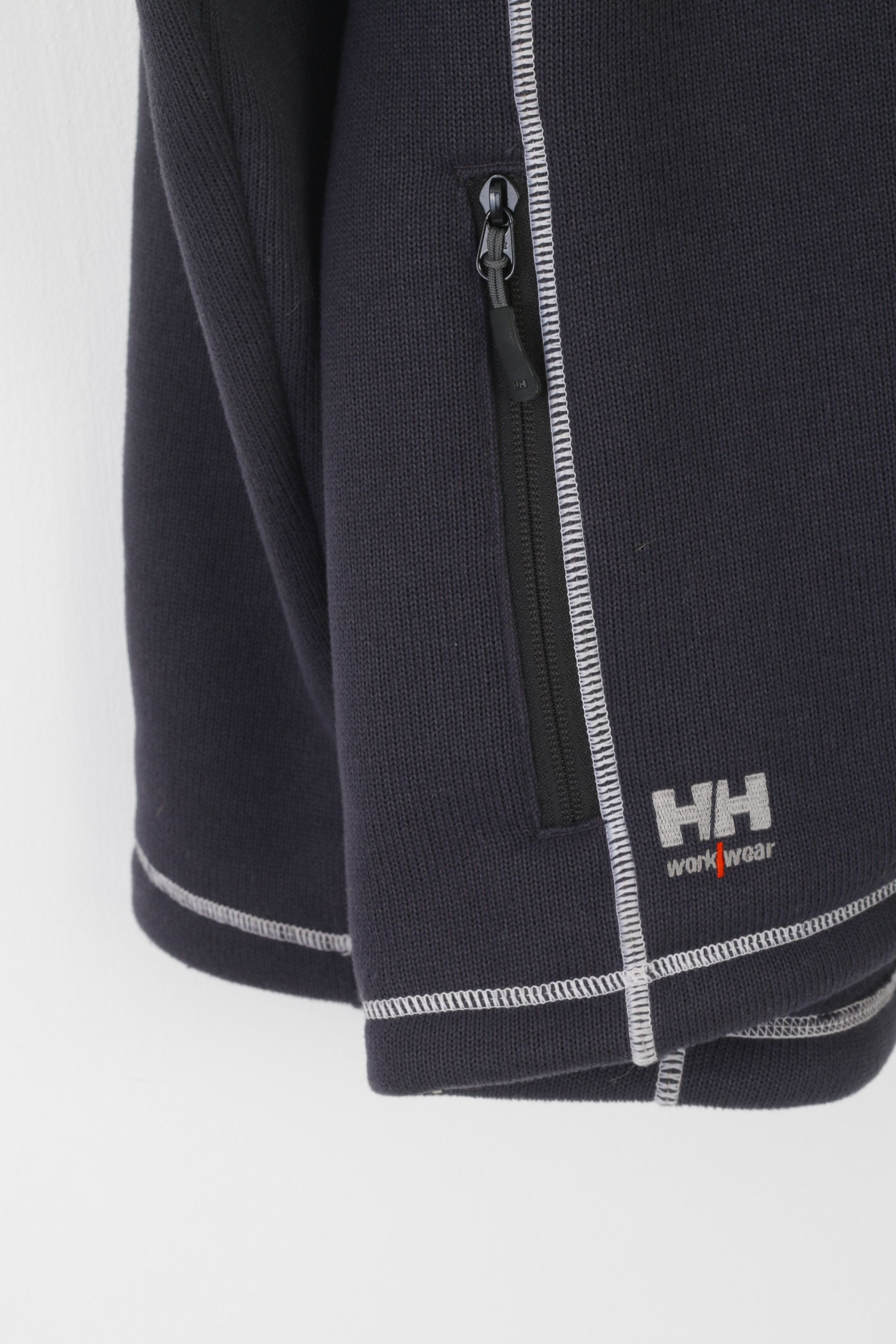 Helly Hansen Helly Hansen Workwear Men L Sweatshirt Gray Full Zipper 9607 Size US L / EU 52-54 / 3 - 4 Thumbnail