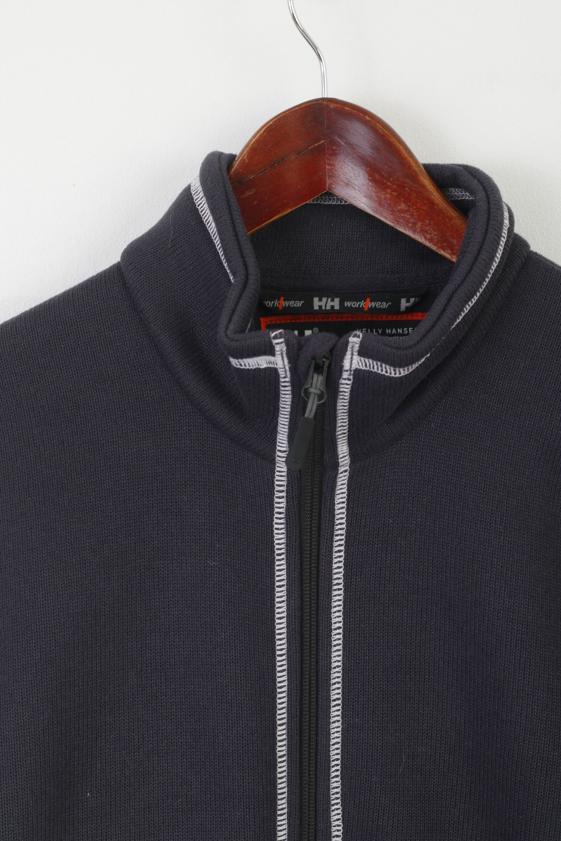 Helly Hansen Helly Hansen Workwear Men L Sweatshirt Gray Full Zipper 9607 Size US L / EU 52-54 / 3 - 2 Thumbnail
