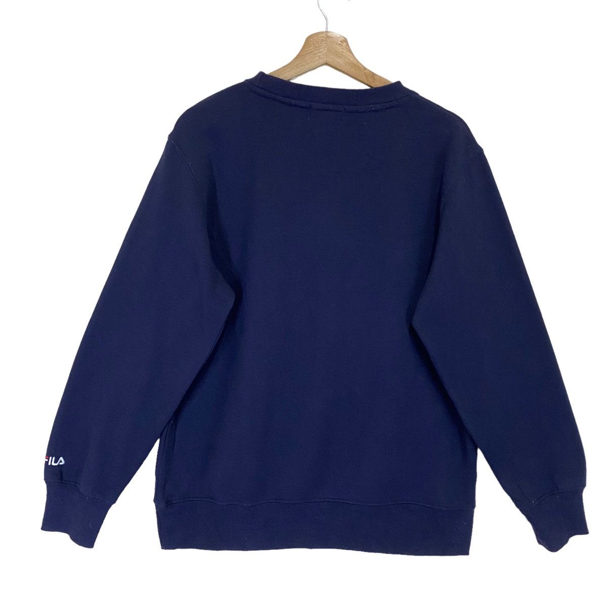 Fila × Vintage Vintage 90s Fila Big Logo Crewneck Sweatshirt Size M Size US M / EU 48-50 / 2 - 8 Thumbnail