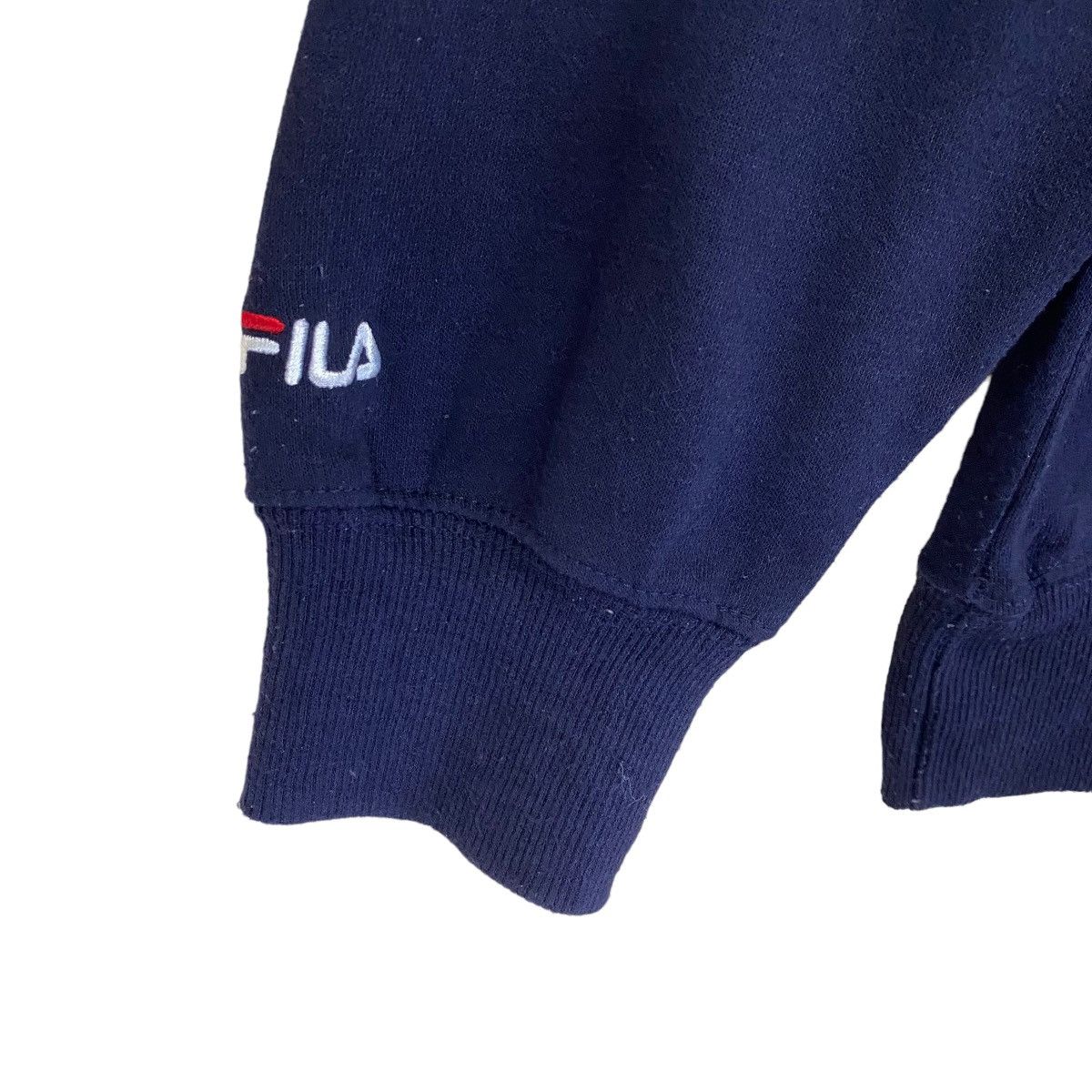 Fila × Vintage Vintage 90s Fila Big Logo Crewneck Sweatshirt Size M Size US M / EU 48-50 / 2 - 6 Thumbnail