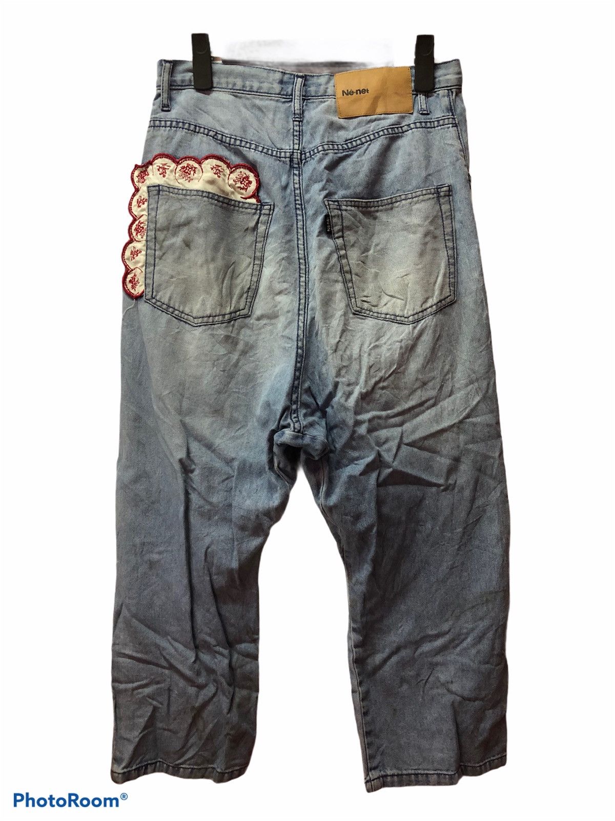 Issey Miyake × Japanese Brand × Ne-Net Ne-Net Distressed 3Q Pants Size US 29 - 2 Thumbnail
