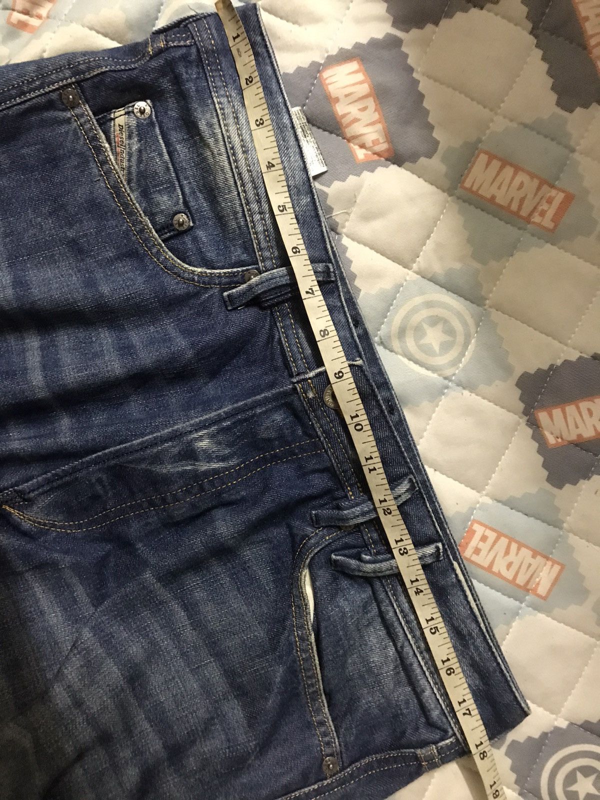 Diesel 💥 QUICKSALE💥Vintage Diesel Distressed Denim Made in Italy Size US 36 / EU 52 - 6 Thumbnail