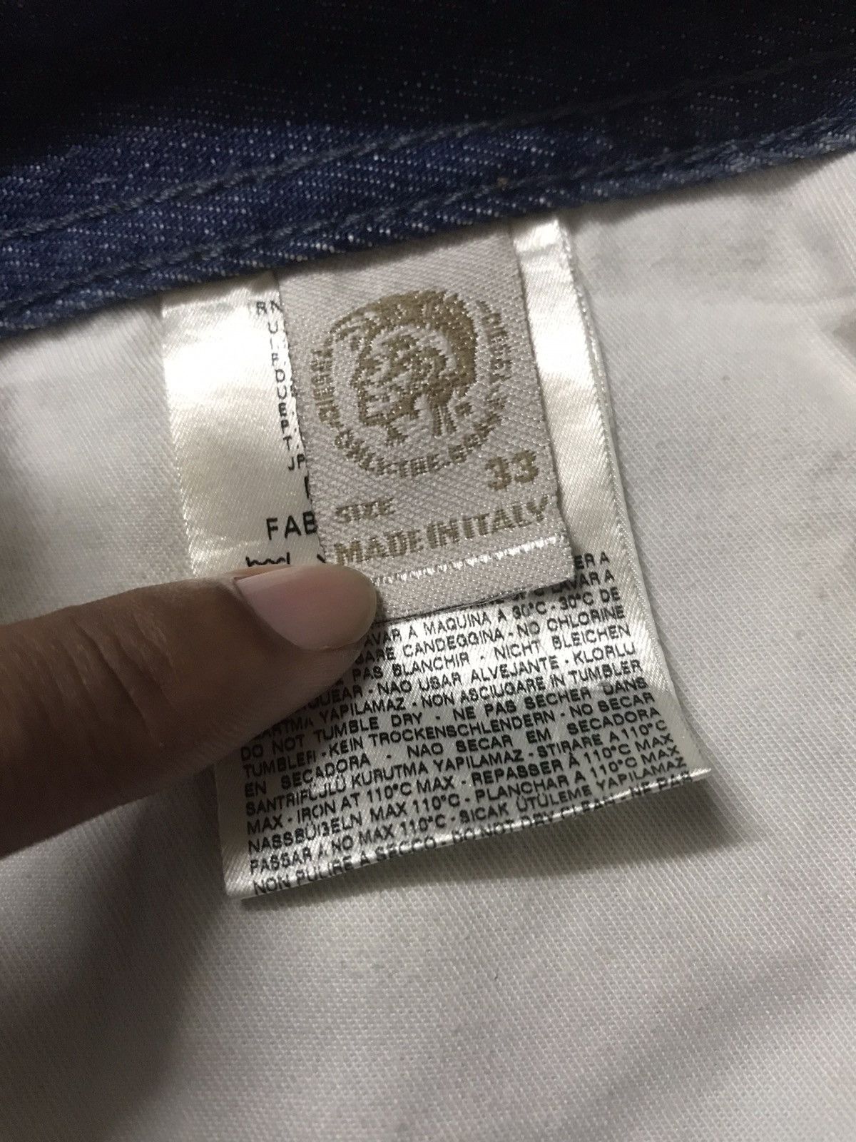 Diesel 💥 QUICKSALE💥Vintage Diesel Distressed Denim Made in Italy Size US 36 / EU 52 - 10 Thumbnail