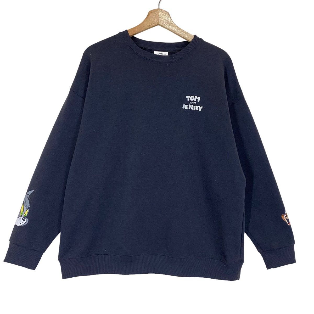 Cartoon Network × Disney × Vintage Vintage Tom n Jerry Small Logo Crewneck Sweatshirt Size L Size US L / EU 52-54 / 3 - 1 Thumbnail
