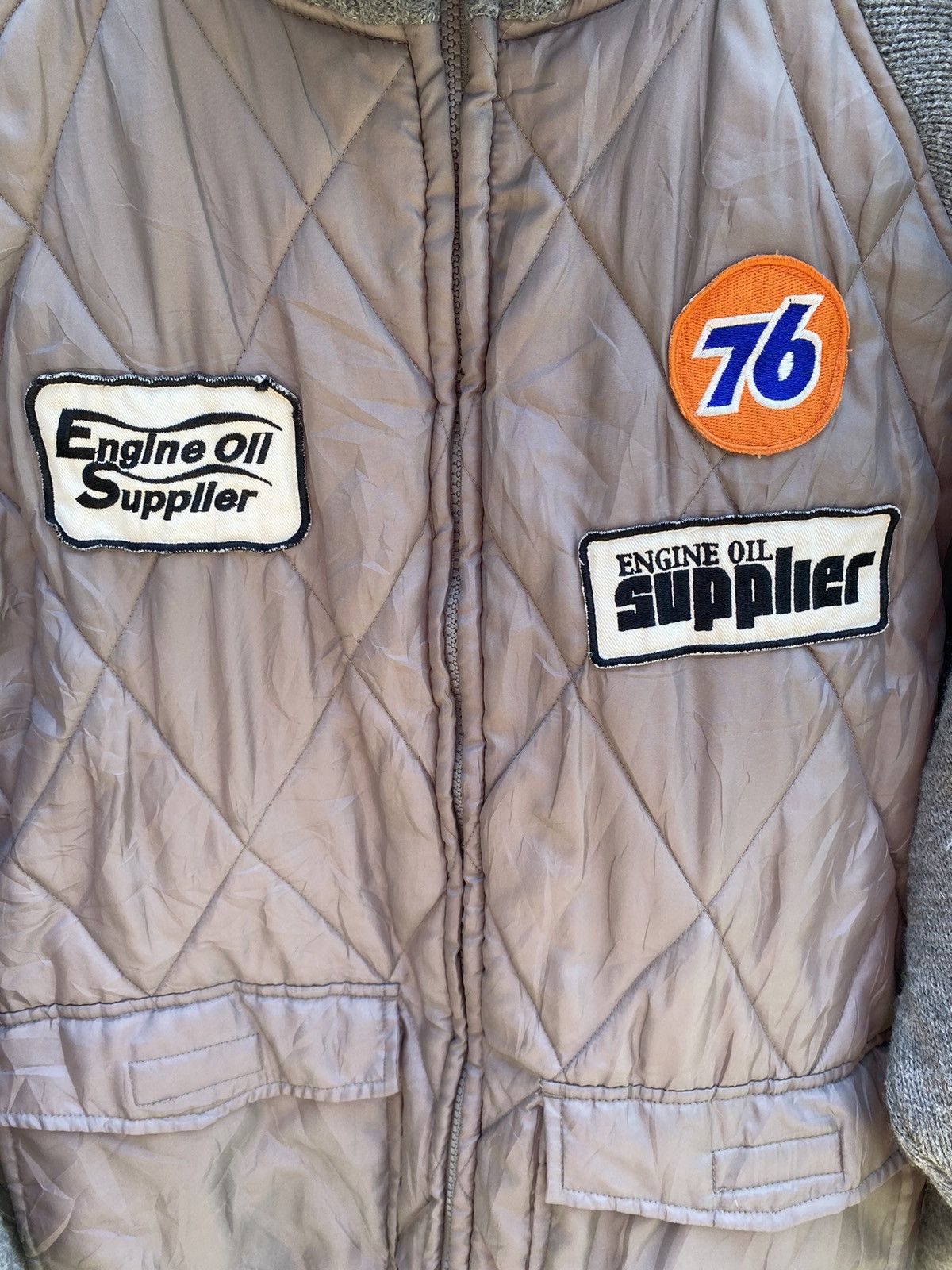 Vintage Vintage 76 Lubricants Engine Oil Supplier Jacket Size US L / EU 52-54 / 3 - 6 Thumbnail