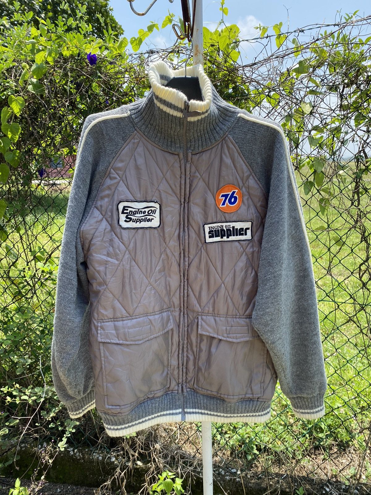 Vintage Vintage 76 Lubricants Engine Oil Supplier Jacket Size US L / EU 52-54 / 3 - 1 Thumbnail