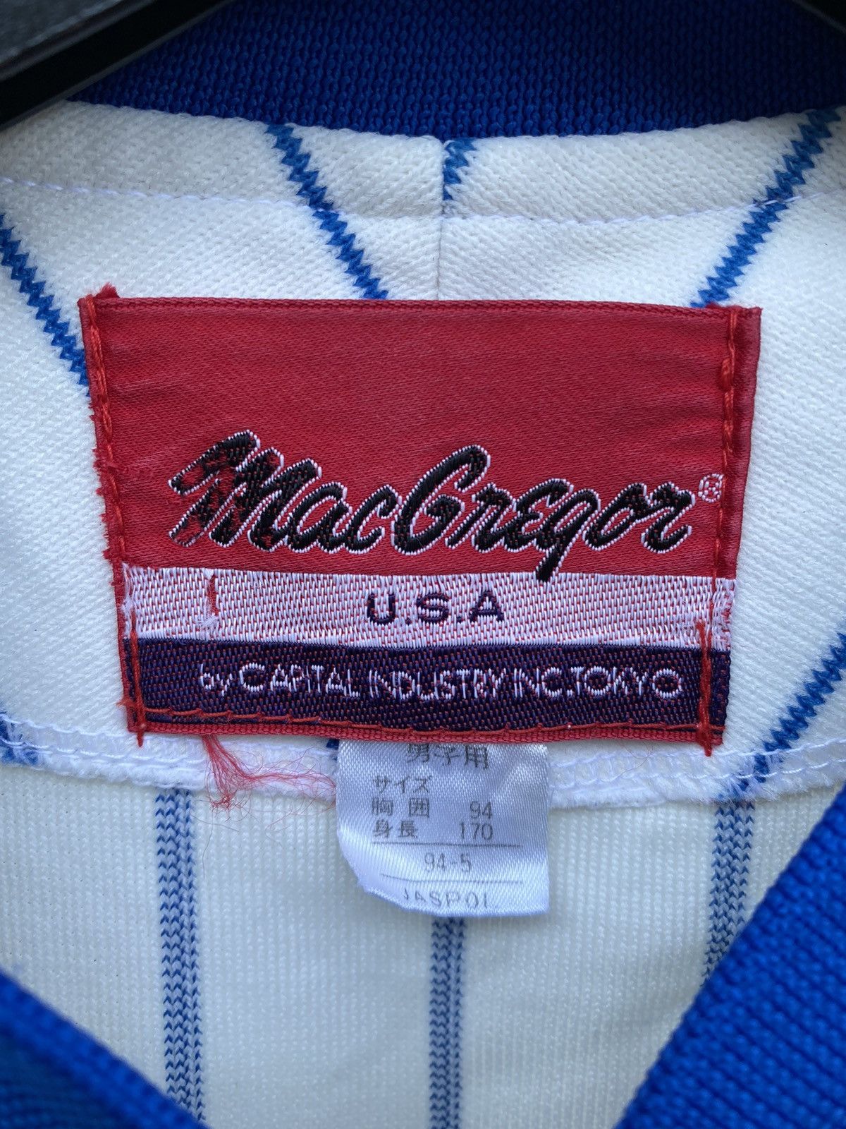 MLB × Vintage Vintage MacGregor Shark Baseball Jersey Size US L / EU 52-54 / 3 - 4 Thumbnail