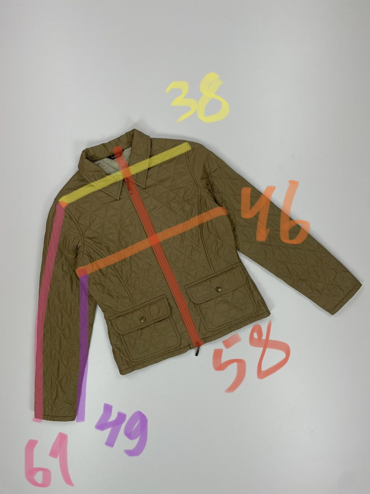 Barbour Barbour L673 HARROGATE QUILT Womens Jacket size 10 Size M / US 6-8 / IT 42-44 - 16 Thumbnail