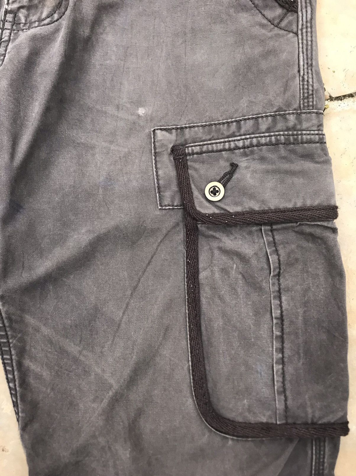 Uniqlo Uniqlo Drawstring Sun Faded Cargo Pant Size US 33 - 3 Thumbnail