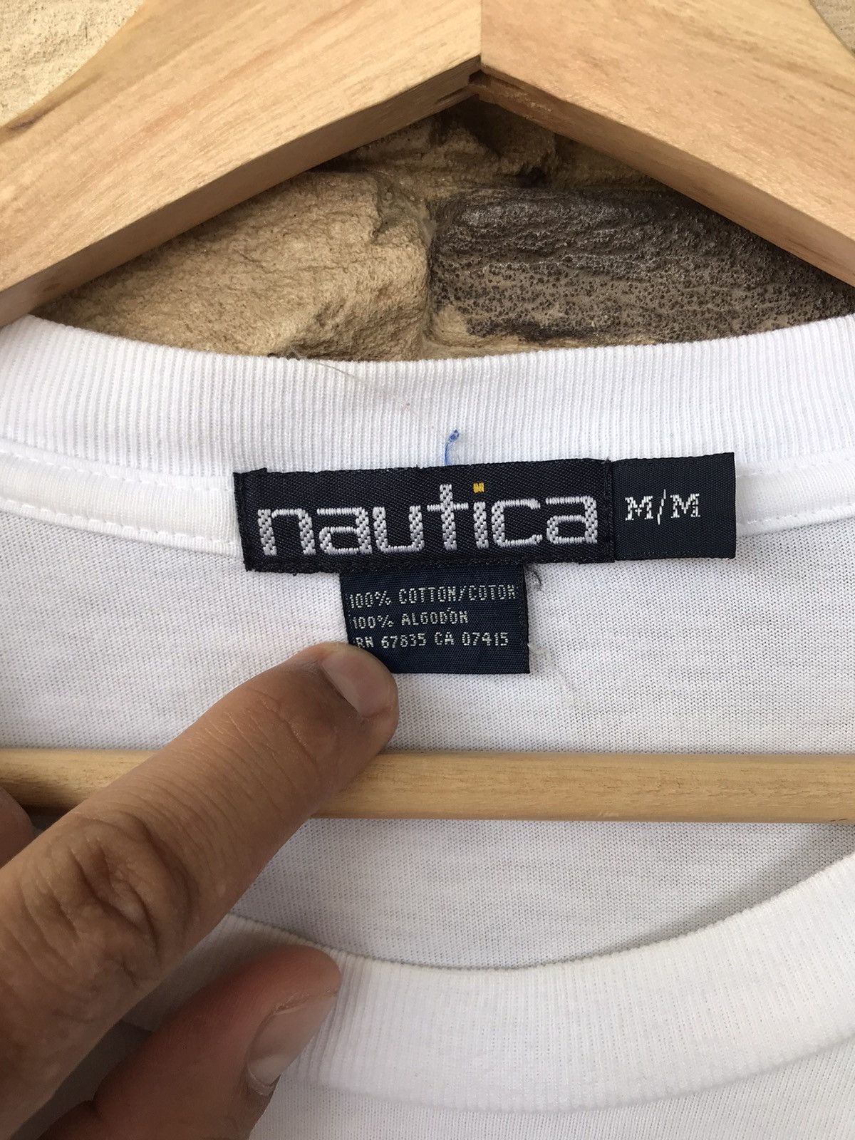 Nautica Vintage Nautica Great Barrier Reep Tee surfstyle skategang Size US M / EU 48-50 / 2 - 7 Thumbnail
