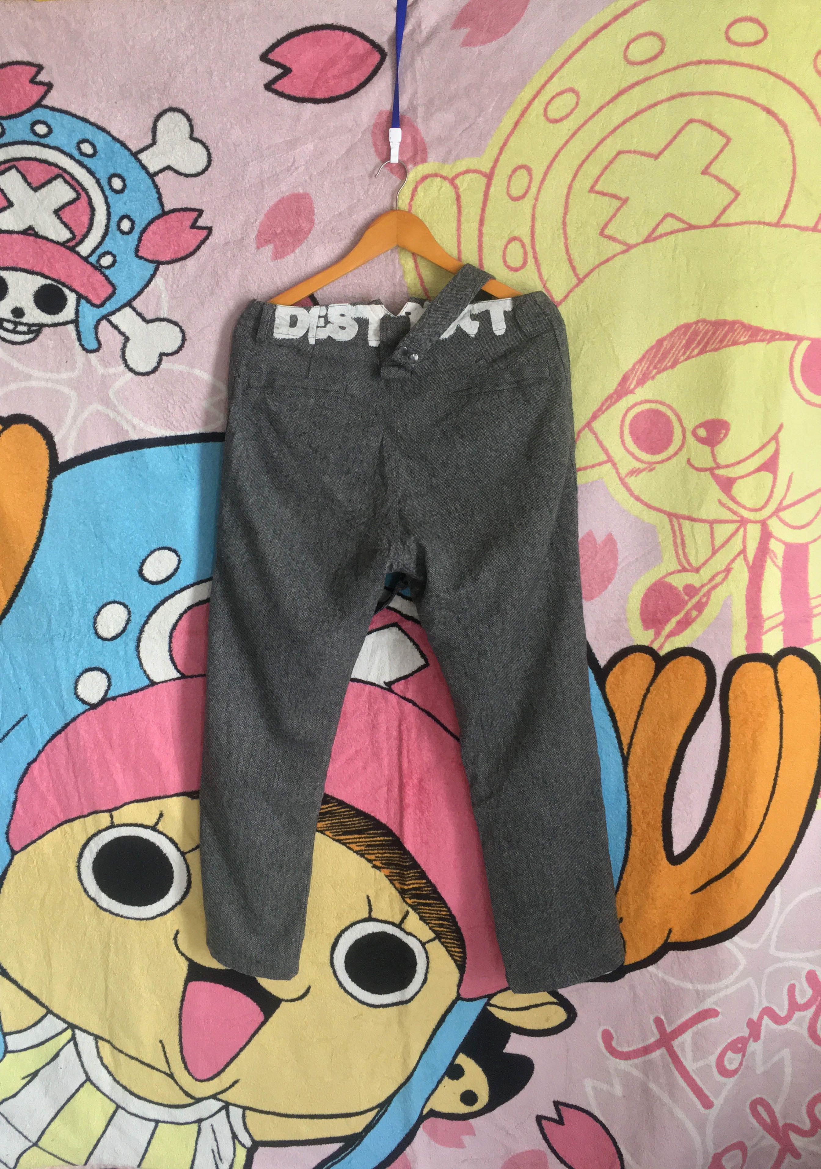 Japanese Brand PPFM Single Shoulder Belt Destruct Pants Size US 32 / EU 48 - 1 Thumbnail