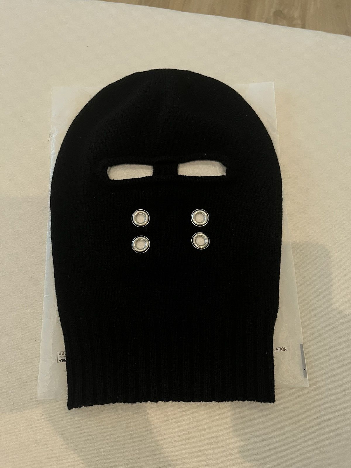 Rick Owens Rick Owens Gimp Balaclava Black | Grailed