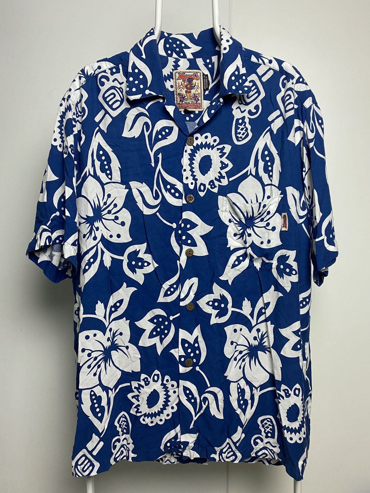 Mambo × Vintage Mambo Loud Hawaiian Shirt blue vintage Australia Size US M / EU 48-50 / 2 - 1 Thumbnail