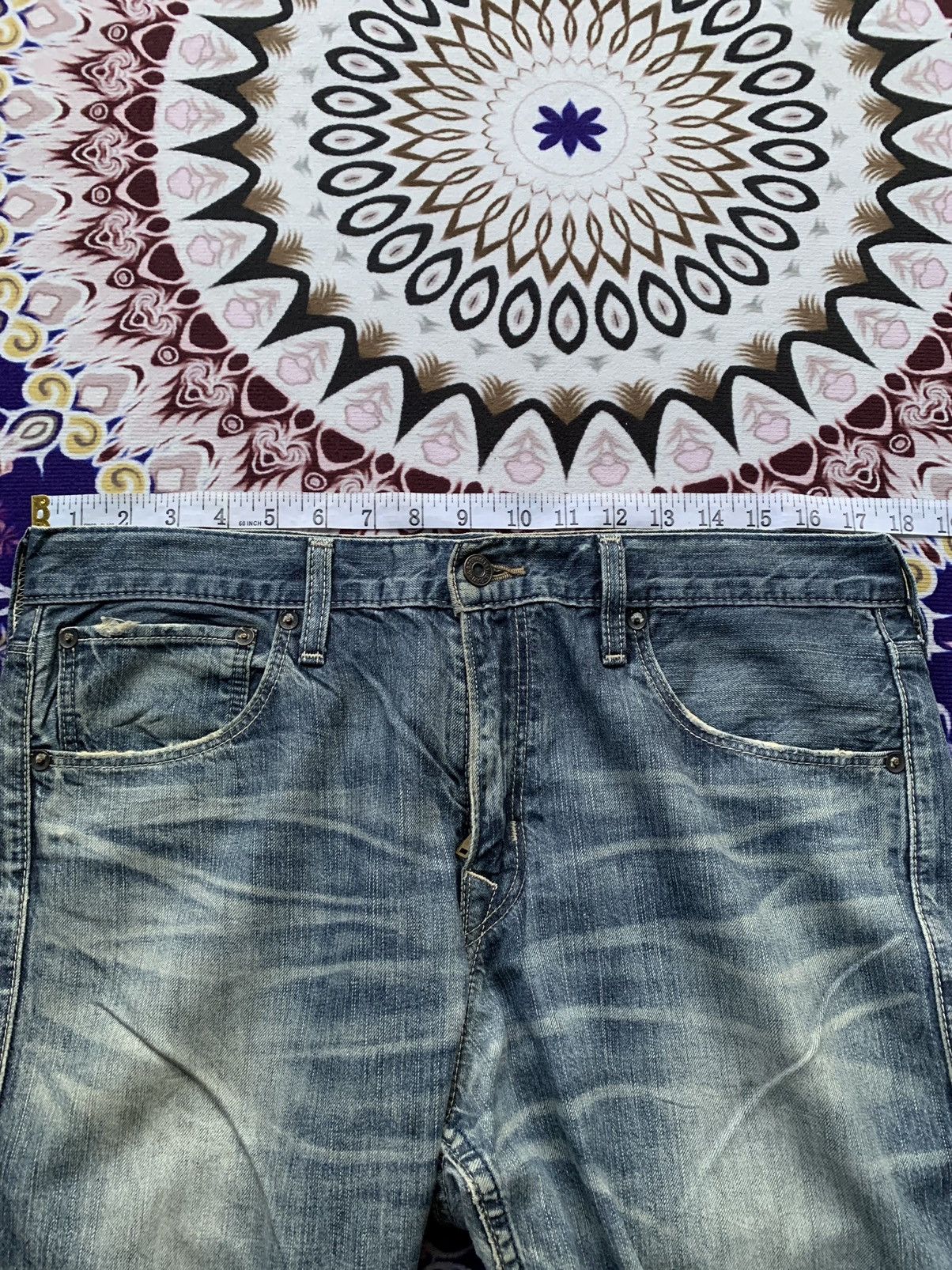 Levi's Vintage Clothing Vintage Levis 203 Faded Wash Denim Size US 36 / EU 52 - 10 Thumbnail