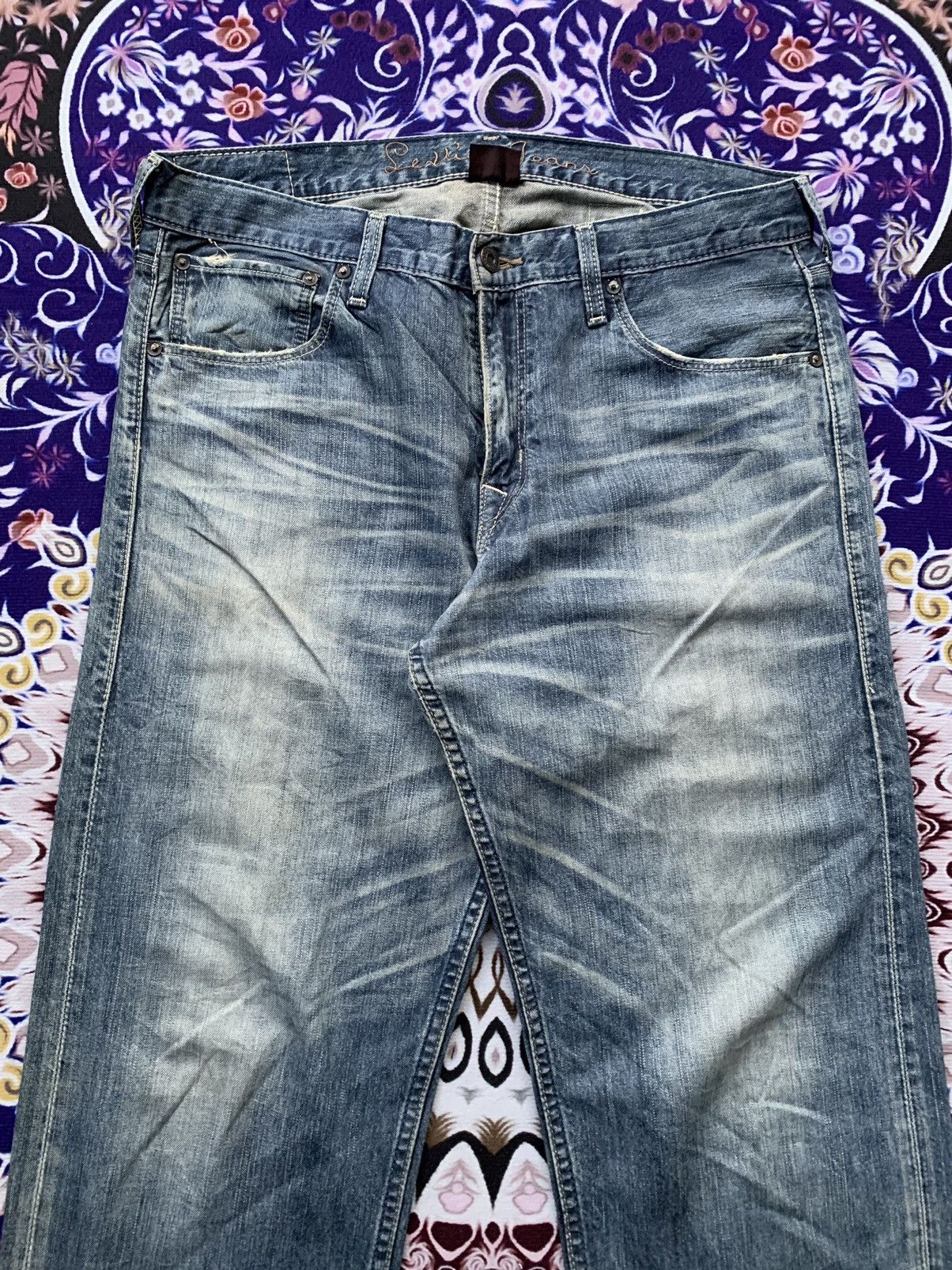 Levi's Vintage Clothing Vintage Levis 203 Faded Wash Denim Size US 36 / EU 52 - 3 Thumbnail