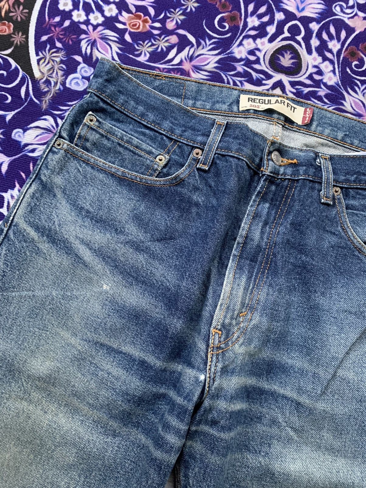 Levi's Vintage Clothing Vintage Levis 505 Faded Waah Denim Size US 36 / EU 52 - 5 Thumbnail