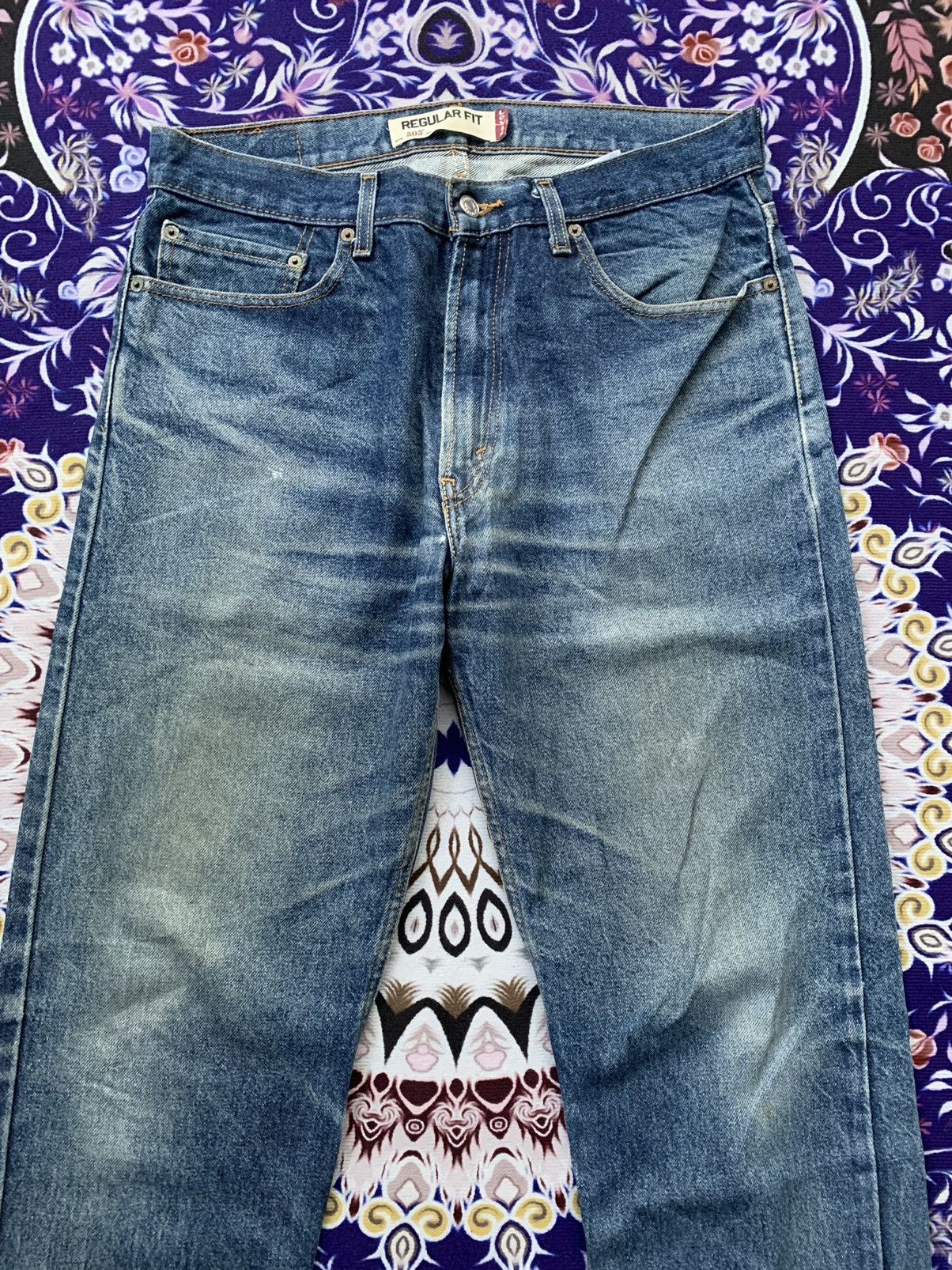 Levi's Vintage Clothing Vintage Levis 505 Faded Waah Denim Size US 36 / EU 52 - 4 Thumbnail